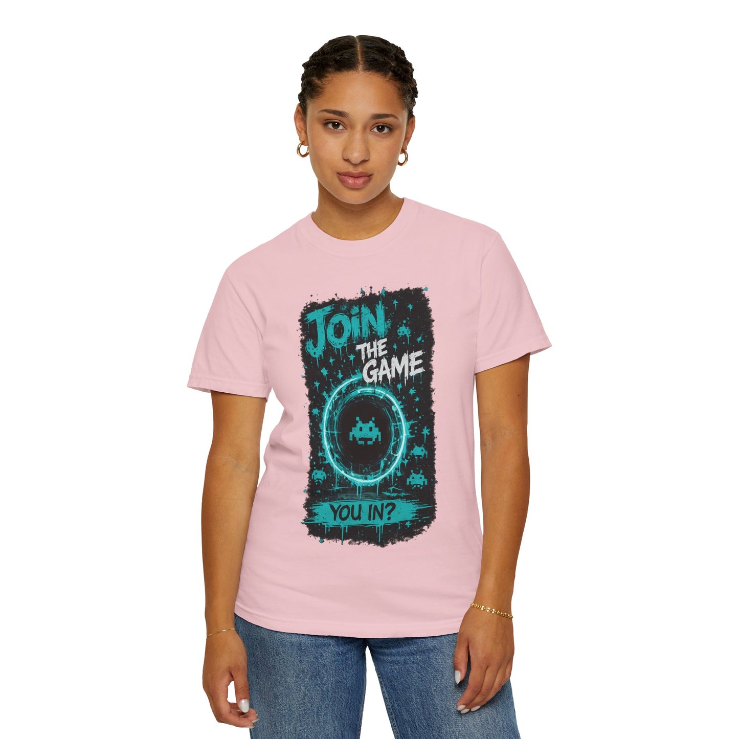 Join The Game Retro Arcade T-Shirt — 'You In?' Gamer Graphic Tee