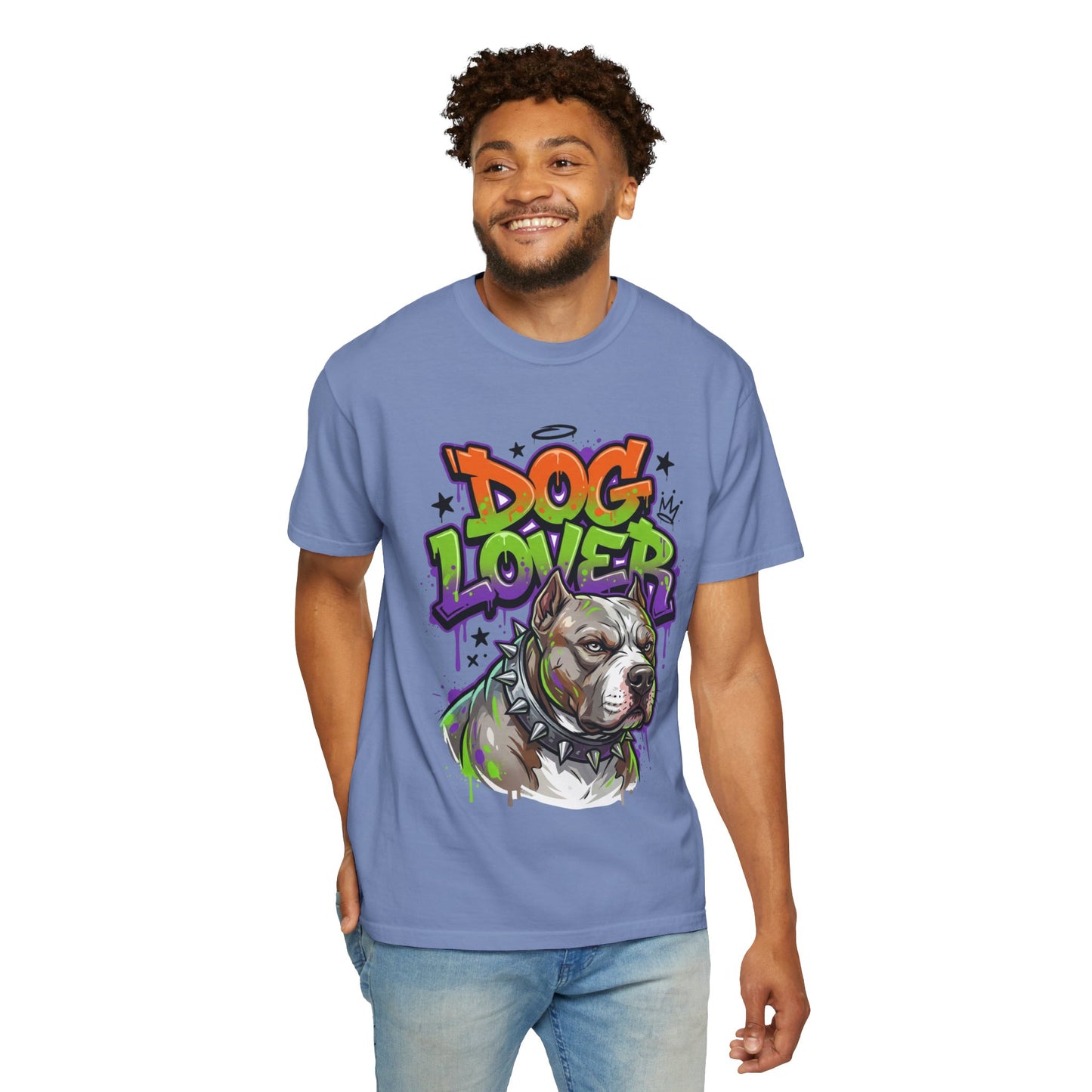 Dog Lover T-Shirt — Urban Graffiti Pitbull Tee