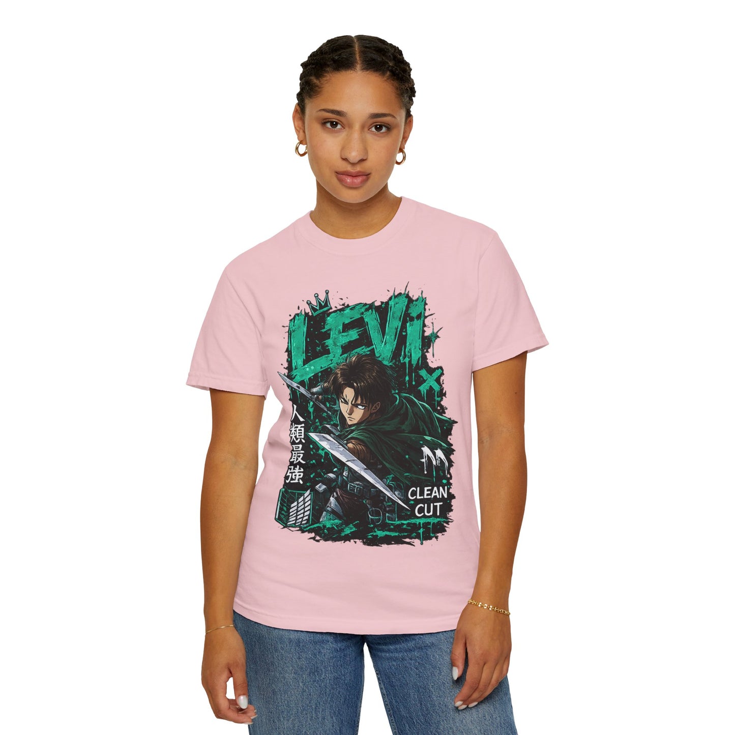 Levi Anime T-Shirt — 'Clean Cut' Attack Gear Tee