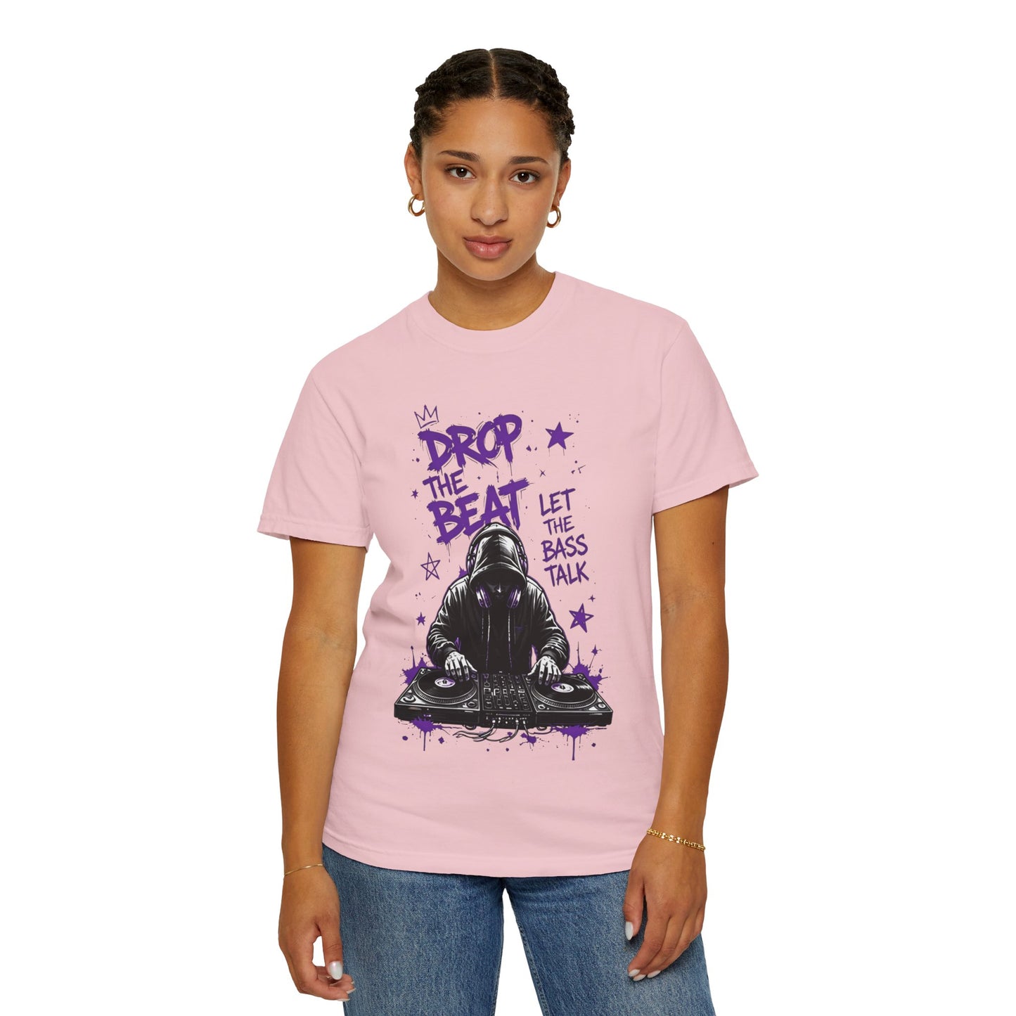 Drop the Beat DJ T-Shirt — "Let the Bass Talk" Graphic Tee