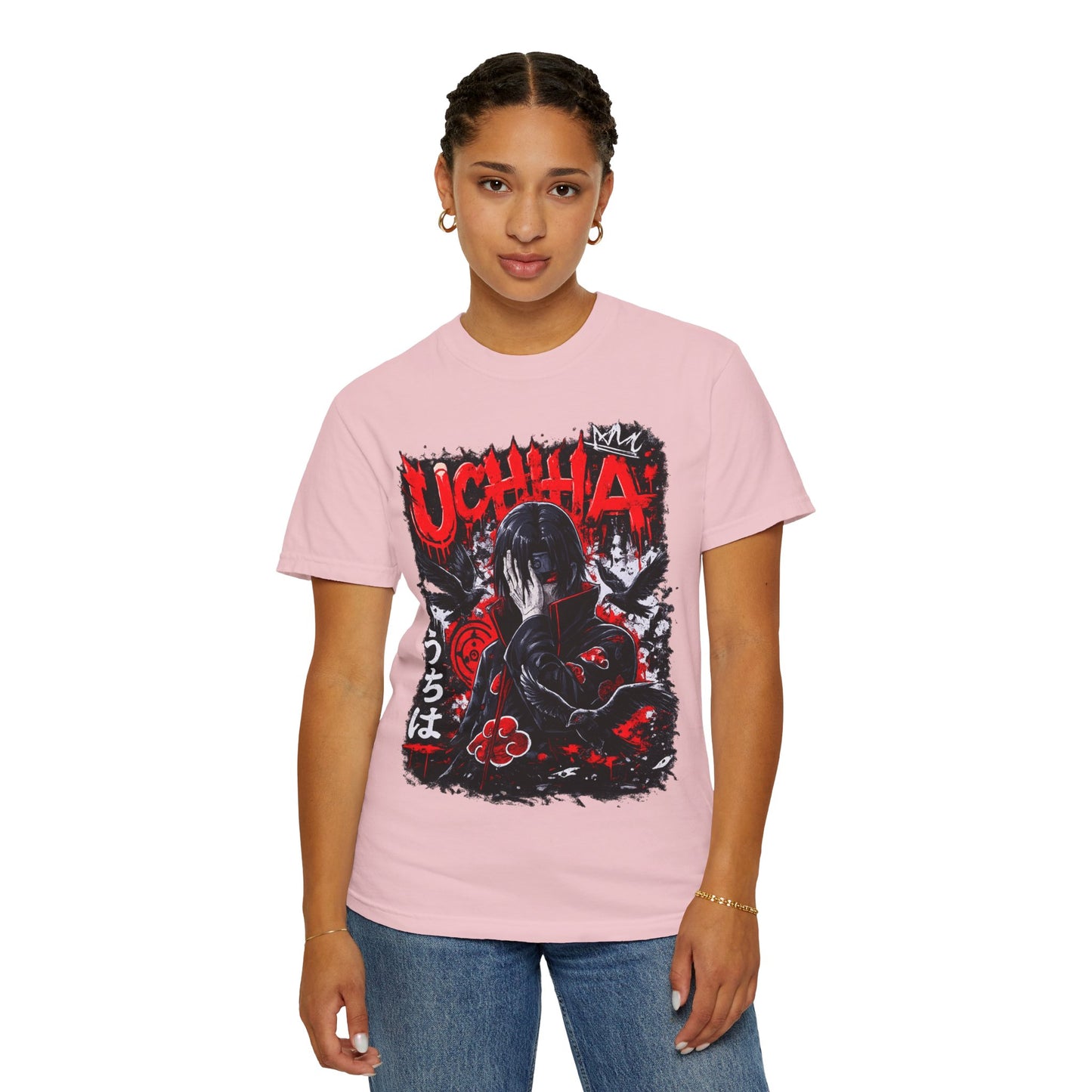 Uchiha Anime Graphic T-Shirt — Dark Manga Ninja Art Tee