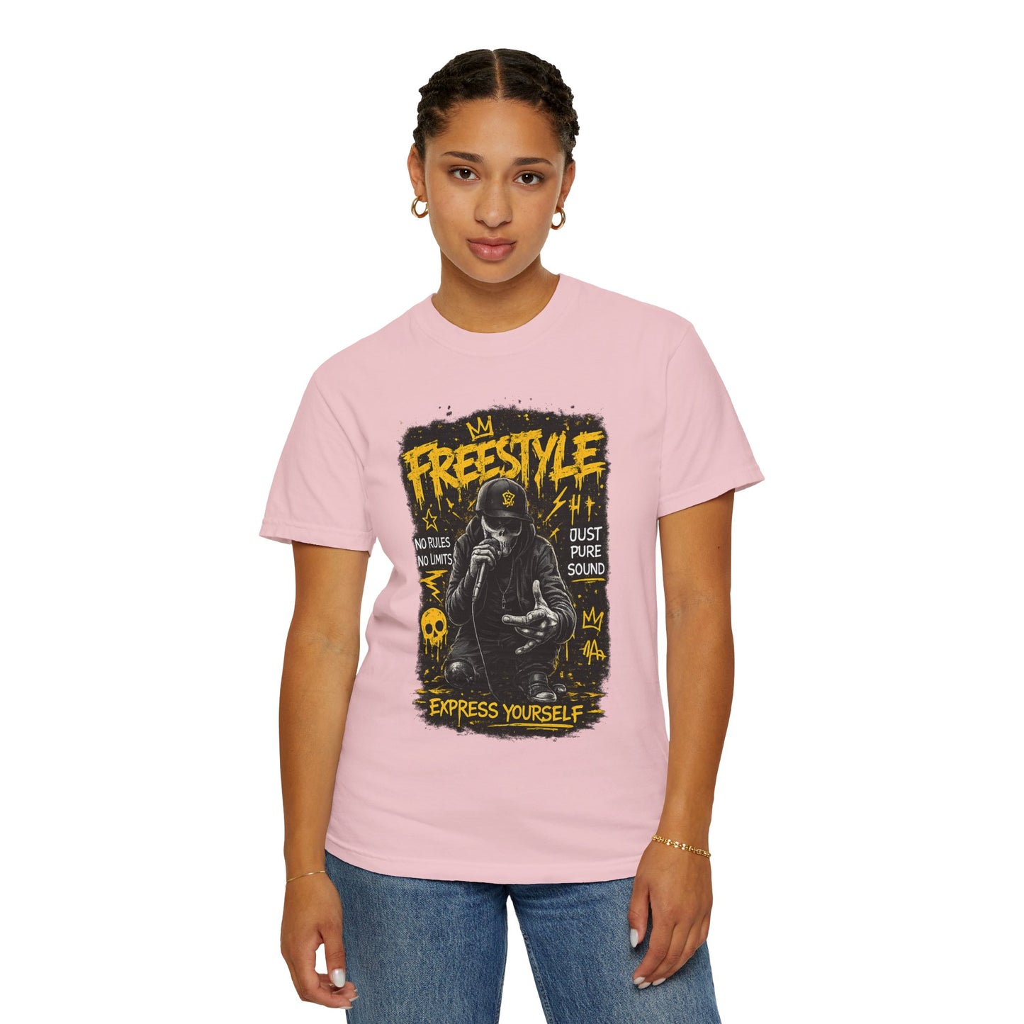 Freestyle Rap T-Shirt — "Express Yourself" Streetwear Graphic Tee