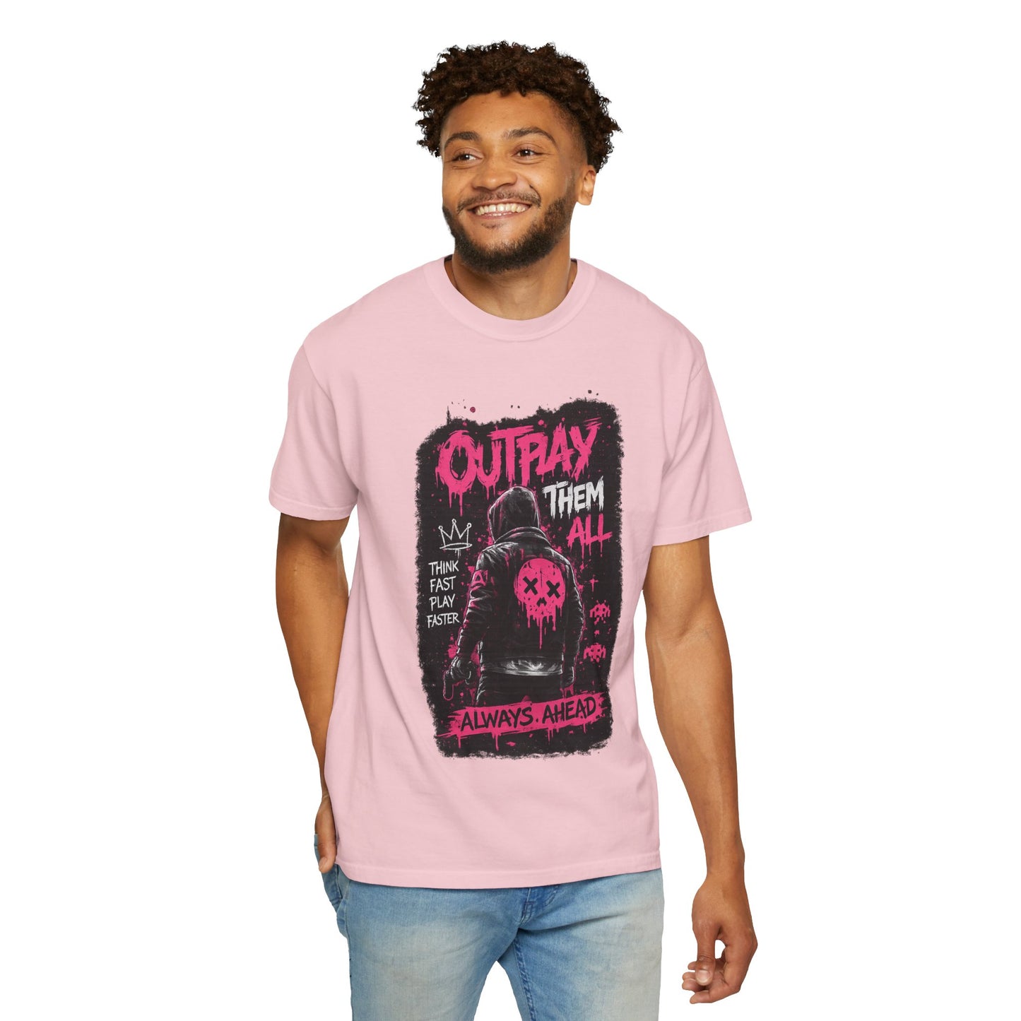 Outplay Them All Graphic T-Shirt — 'Always Ahead' Streetwear Tee