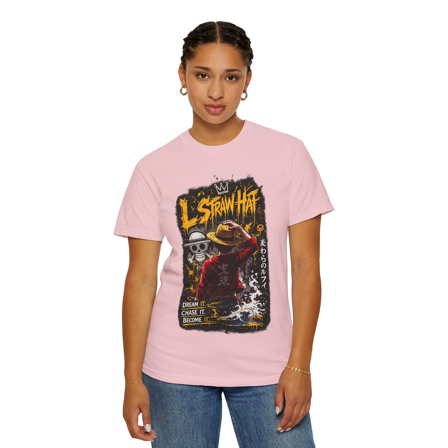 Straw Hat Crew Anime Graphic T-Shirt — "Dream It. Chase It. Become It."