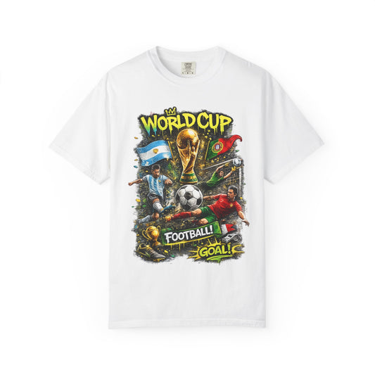 World Cup Soccer Players T-Shirt | Football Goal Graphic Tee