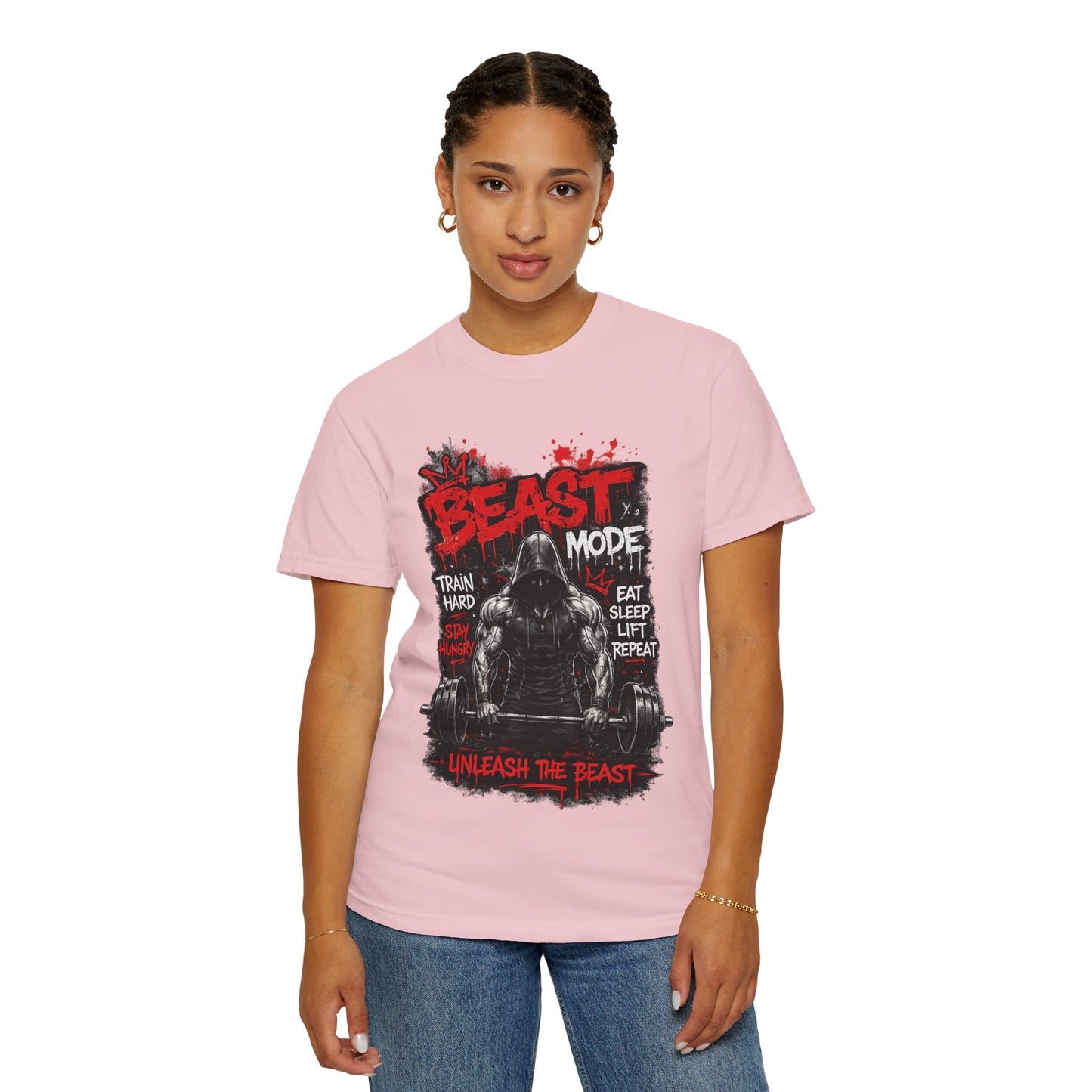 Beast Mode Weightlifting T‑Shirt — "Unleash the Beast" Gym Tee