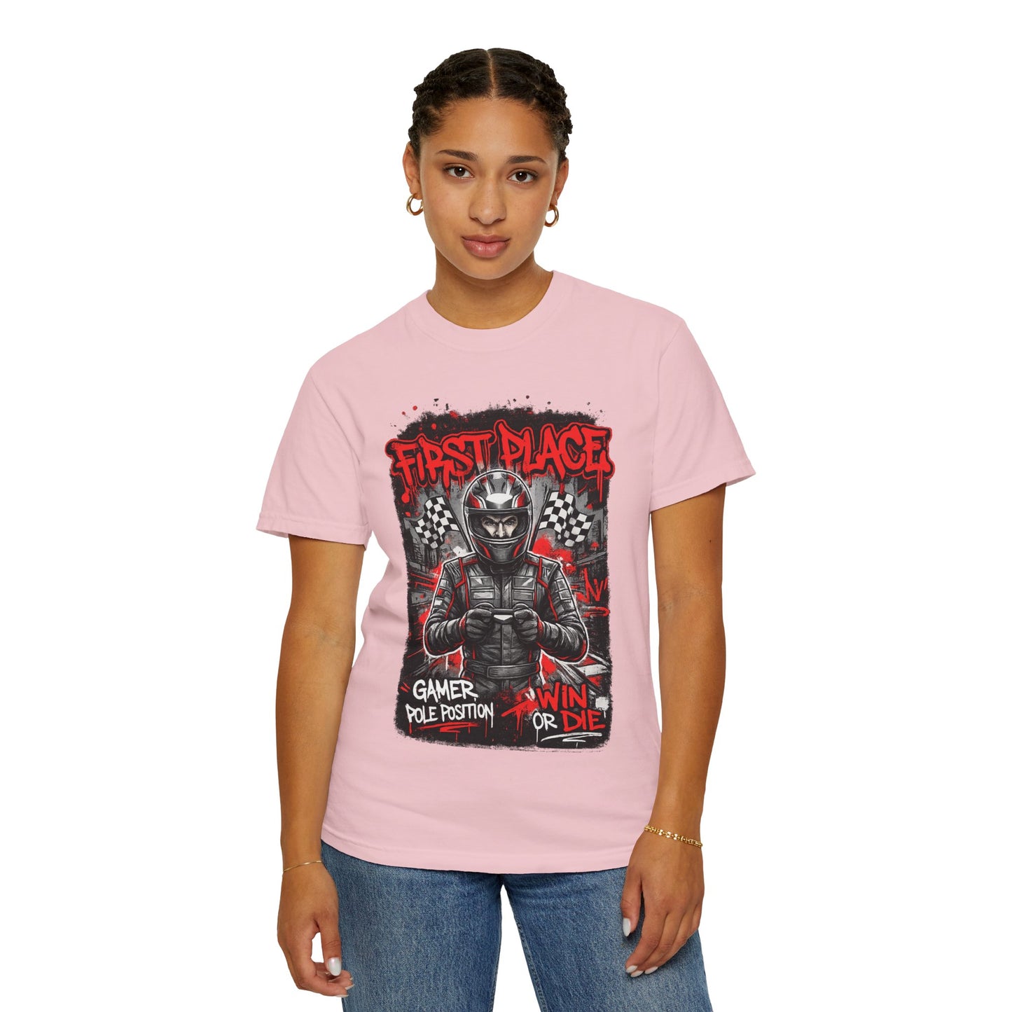 First Place "Win or Die" Gamer Racing T-Shirt