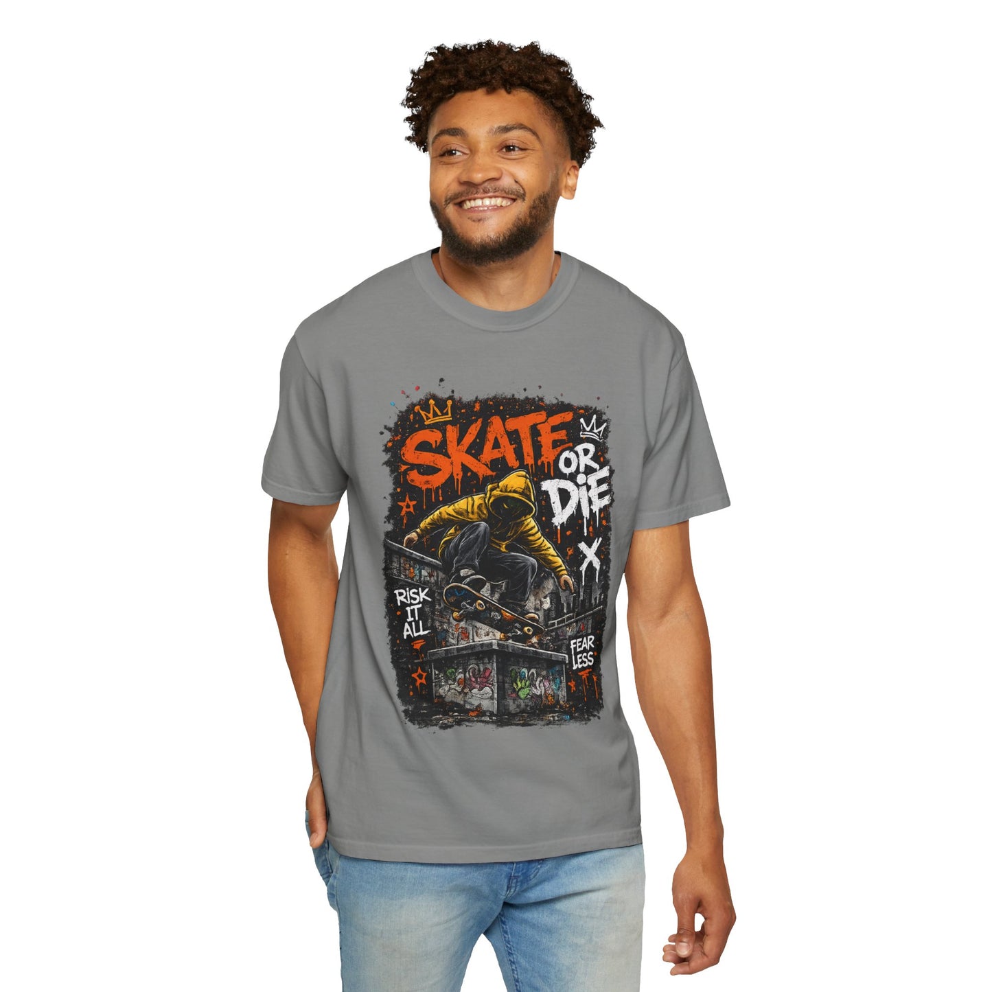 Skate or Die T-Shirt — Fearless Street Skateboard Graphic Tee