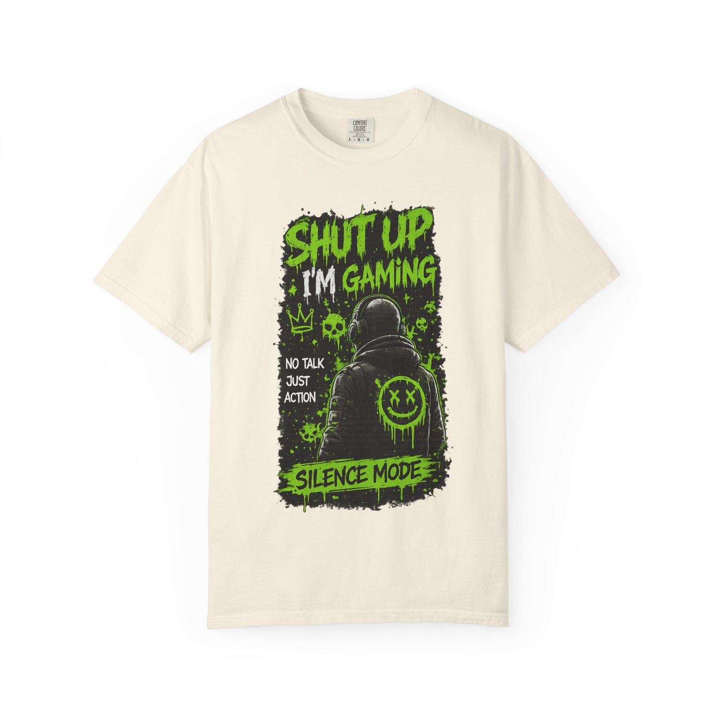 Shut Up I'm Gaming T-Shirt — 'Silence Mode' Gamer Graphic Tee