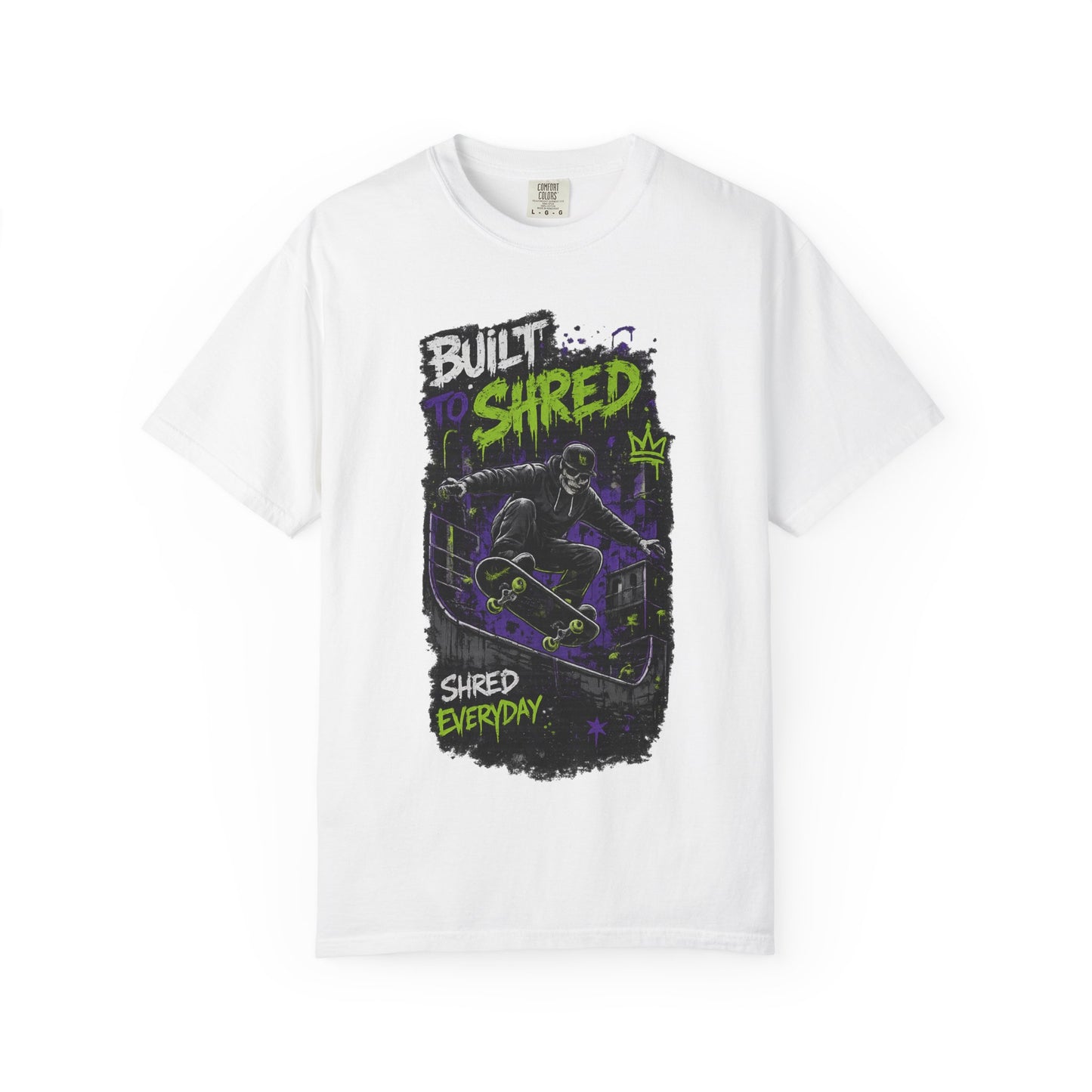 Built to Shred Skateboard T-Shirt — "Shred Everyday" Graphic Tee
