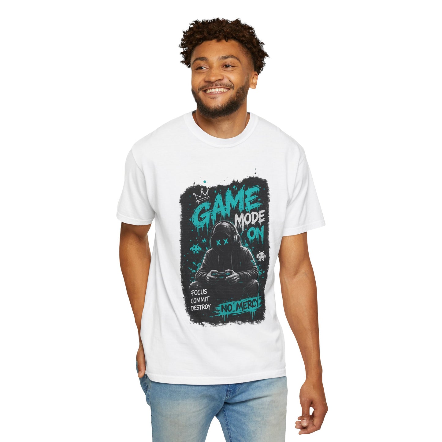 Gaming T-Shirt — "Game Mode On: No Mercy" Gamer Tee