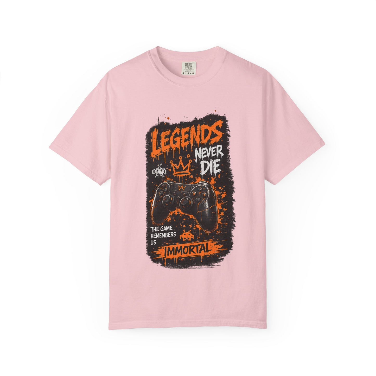 Legends Never Die Gamer T-Shirt – Immortal Video Game Controller Tee