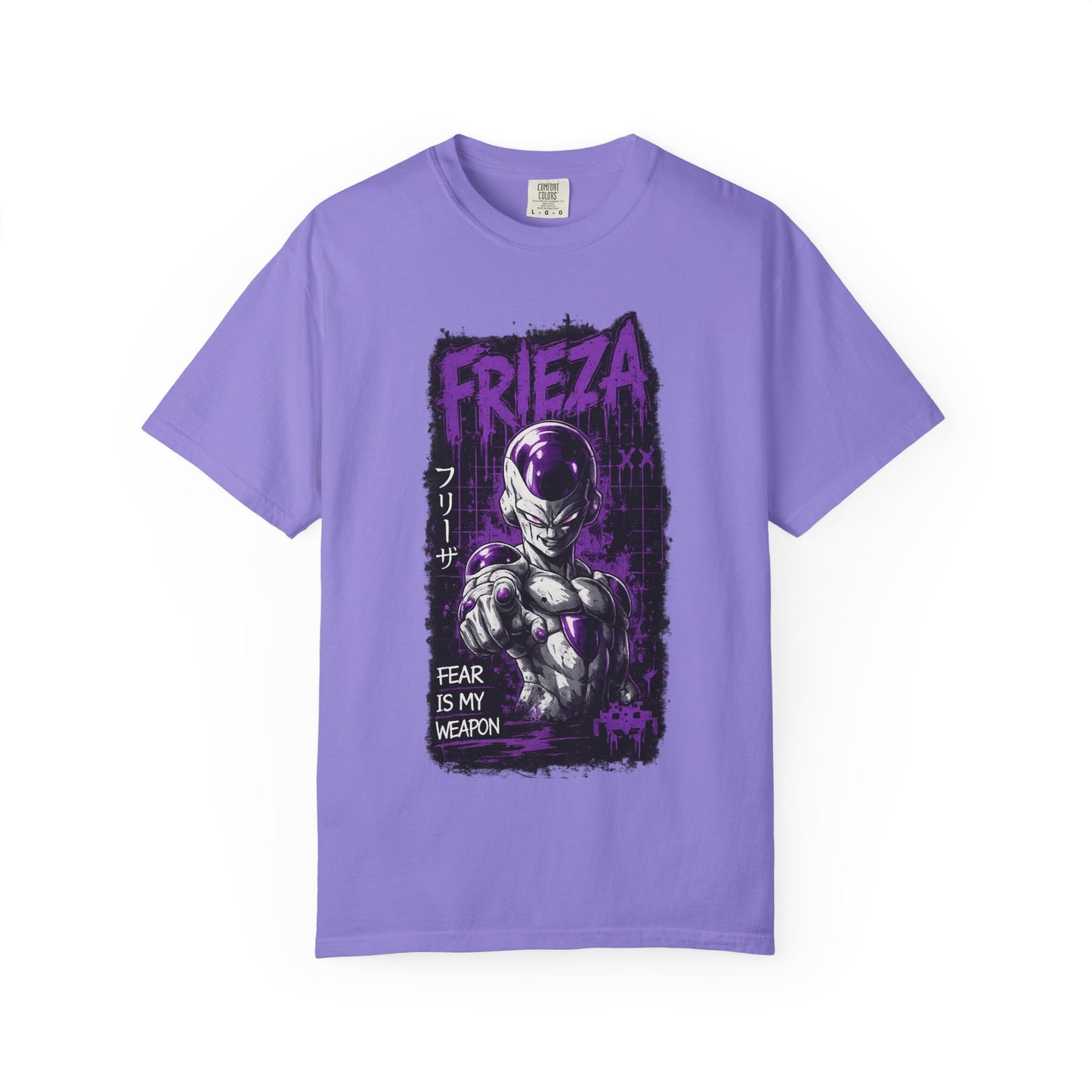 Frieza Graphic T-Shirt — 'Fear Is My Weapon' Anime Tee