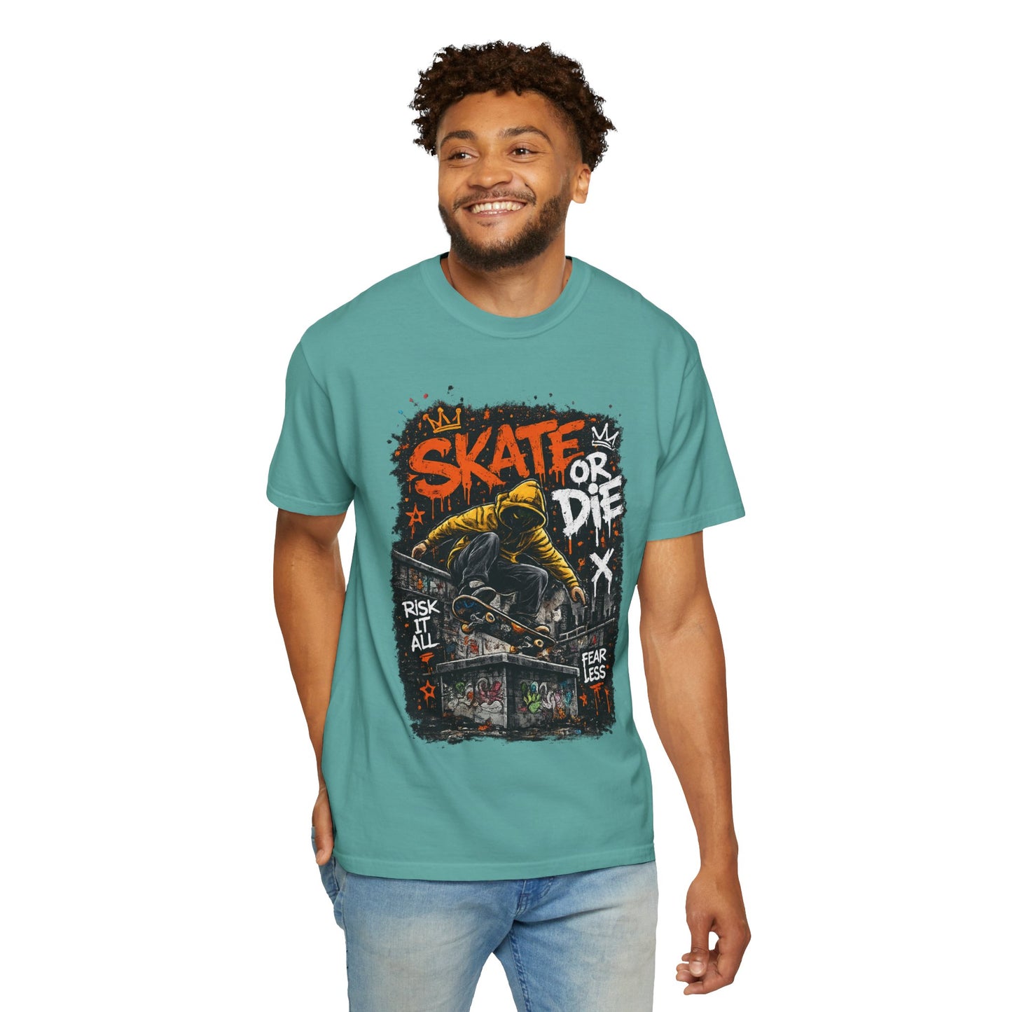 Skate or Die T-Shirt — Fearless Street Skateboard Graphic Tee