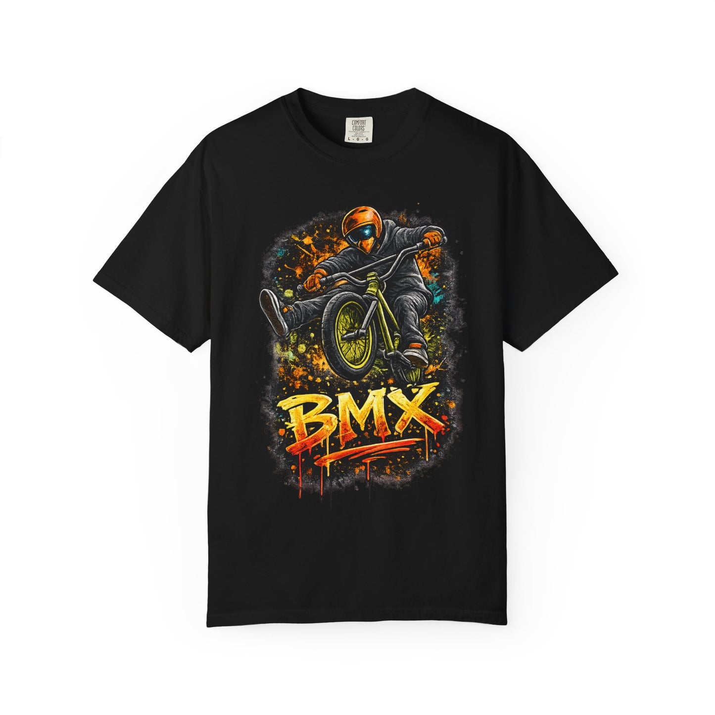 BMX Freestyle T-Shirt — Graphic BMX Rider Tee