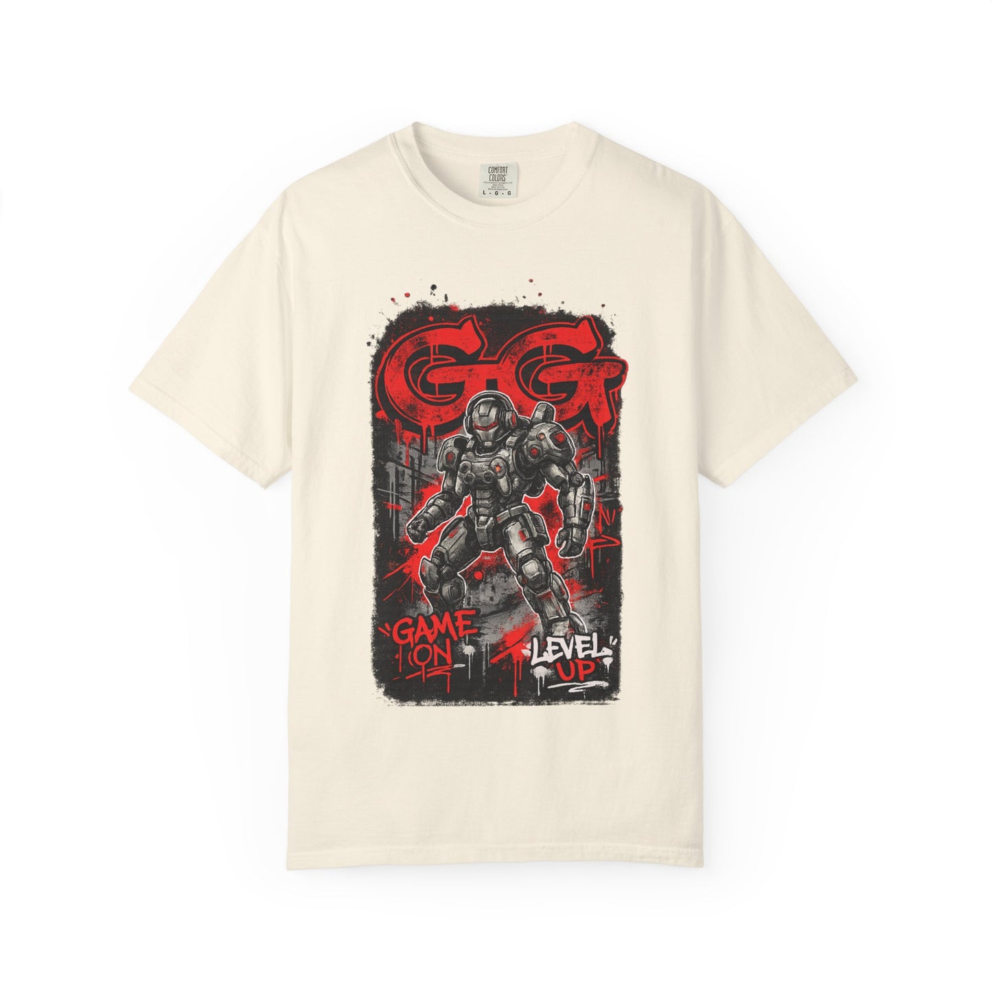 GG Game On Level Up Tee — Gamer Graphic T-Shirt