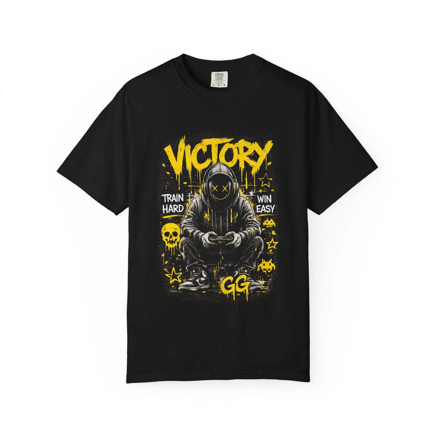 Victory Gamer Hooded Character T-shirt | GG Esports Graphic Tee