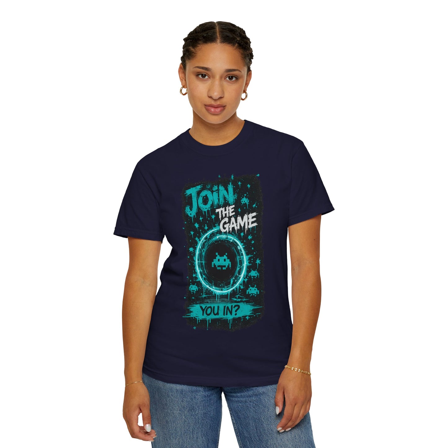 Join The Game Retro Arcade T-Shirt — 'You In?' Gamer Graphic Tee