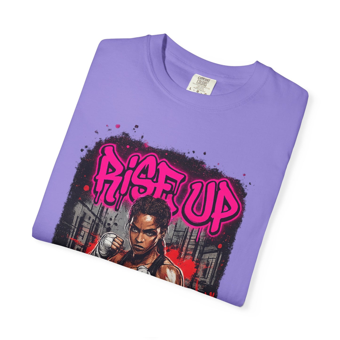 Rise Up UFC Graphic T-Shirt — 'Rise Up / No Fear' Motivational Streetwear