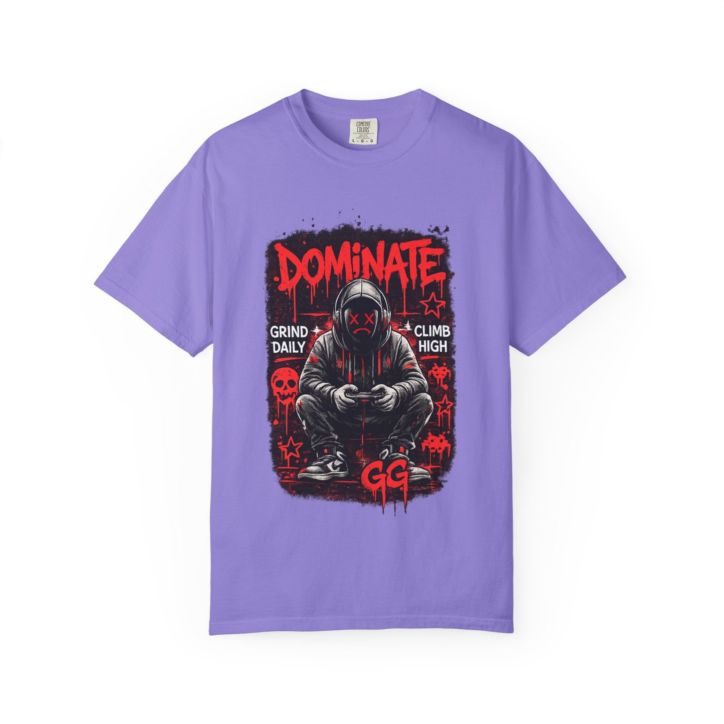 Dominate Gamer Hoodie Graphic T-Shirt | Gaming Streetwear Tee