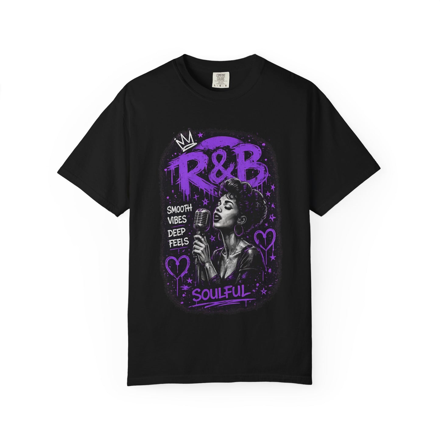R&B Soulful Music Graphic T-Shirt — "Smooth Vibes, Deep Feels"