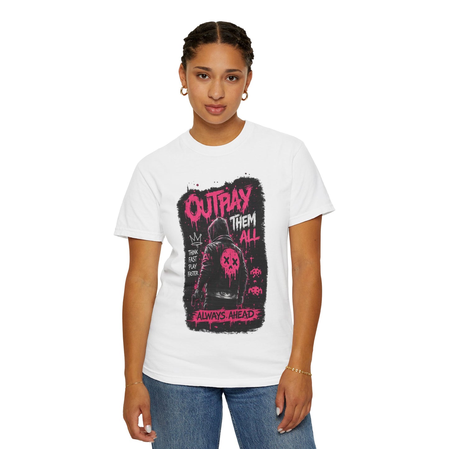 Outplay Them All Graphic T-Shirt — 'Always Ahead' Streetwear Tee