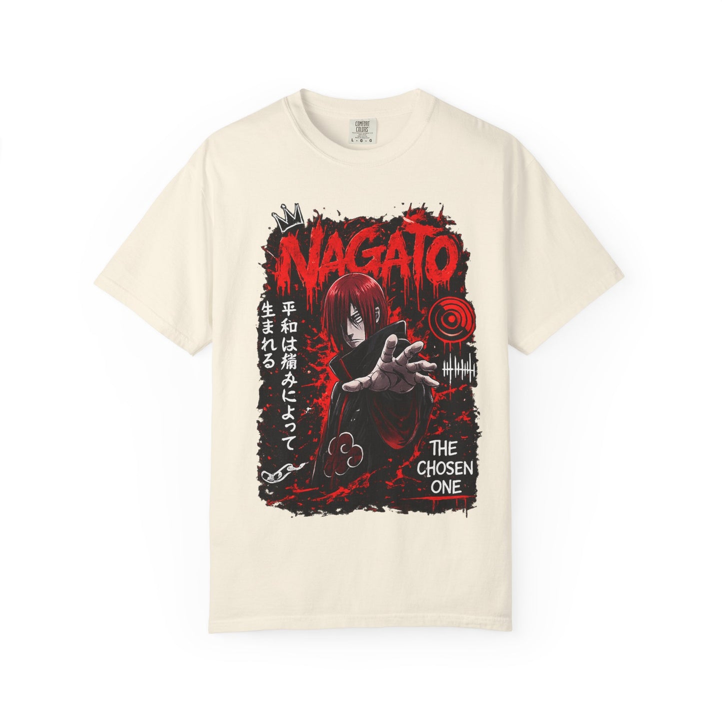 Nagato Graphic T-Shirt — 'The Chosen One' Anime Horror Tee