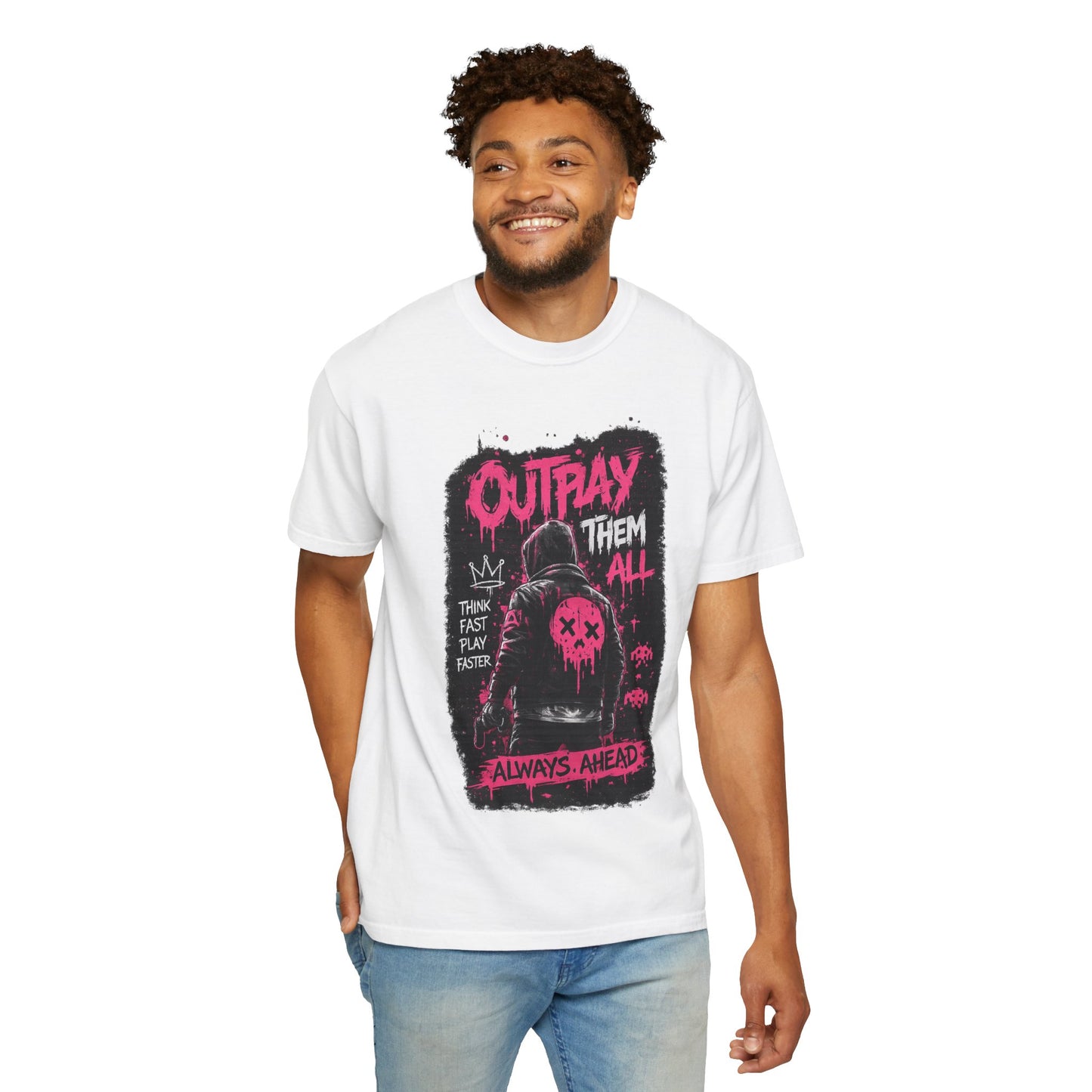 Outplay Them All Graphic T-Shirt — 'Always Ahead' Streetwear Tee