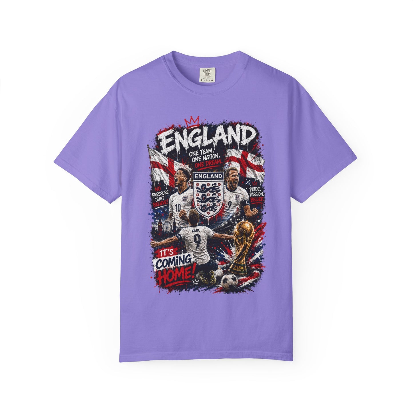 England Football Squad T-shirt | It’s Coming Home World Cup Soccer Tee
