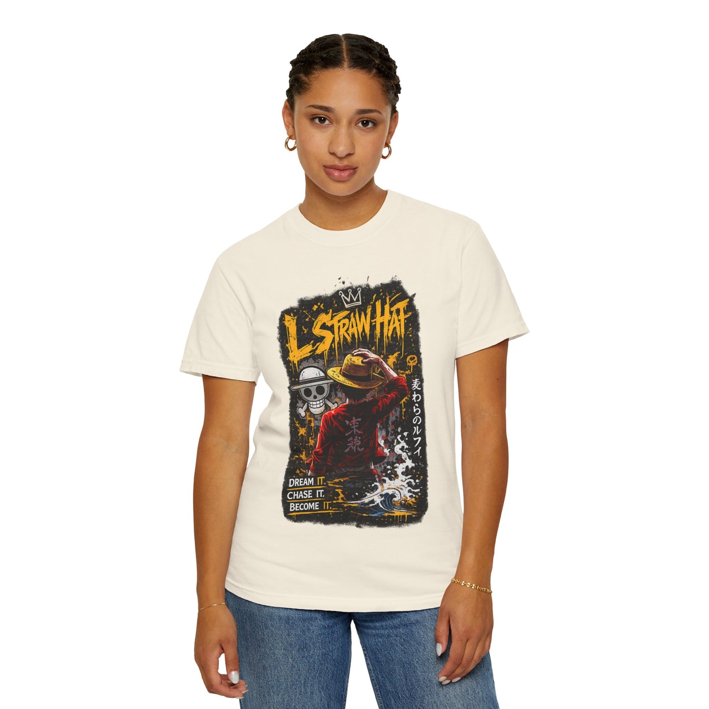 Straw Hat Crew Anime Graphic T-Shirt — "Dream It. Chase It. Become It."