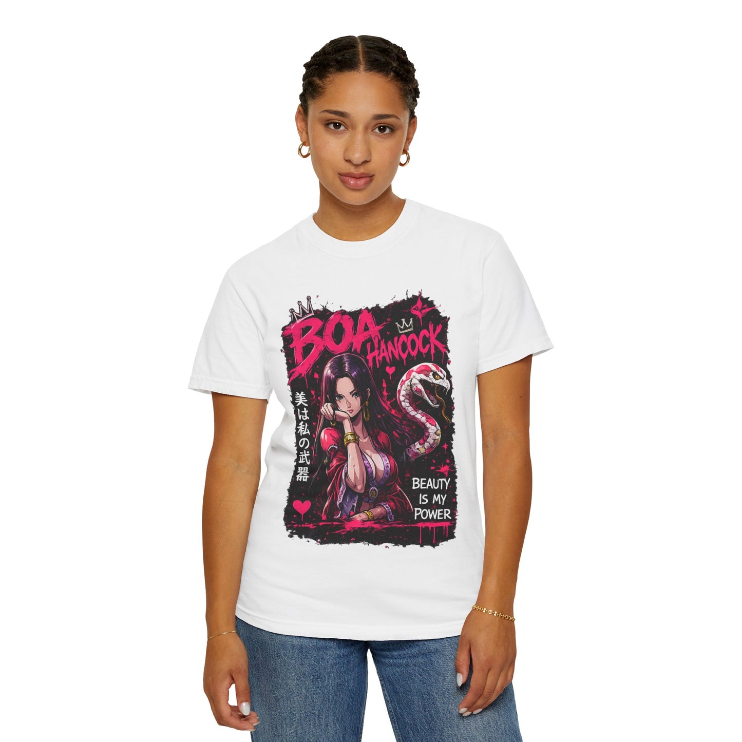 Boa Hancock Anime T-Shirt — "Beauty Is My Power" Graphic Tee
