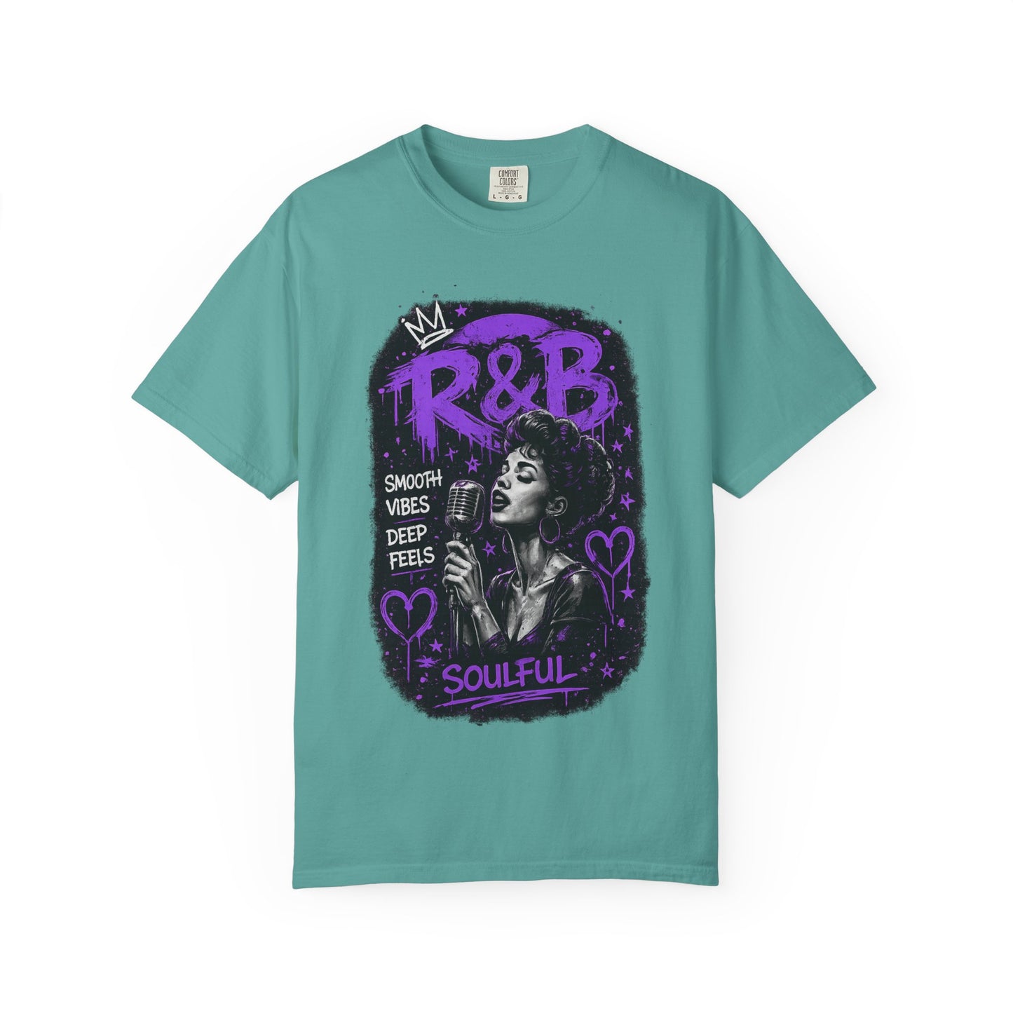 R&B Soulful Music Graphic T-Shirt — "Smooth Vibes, Deep Feels"