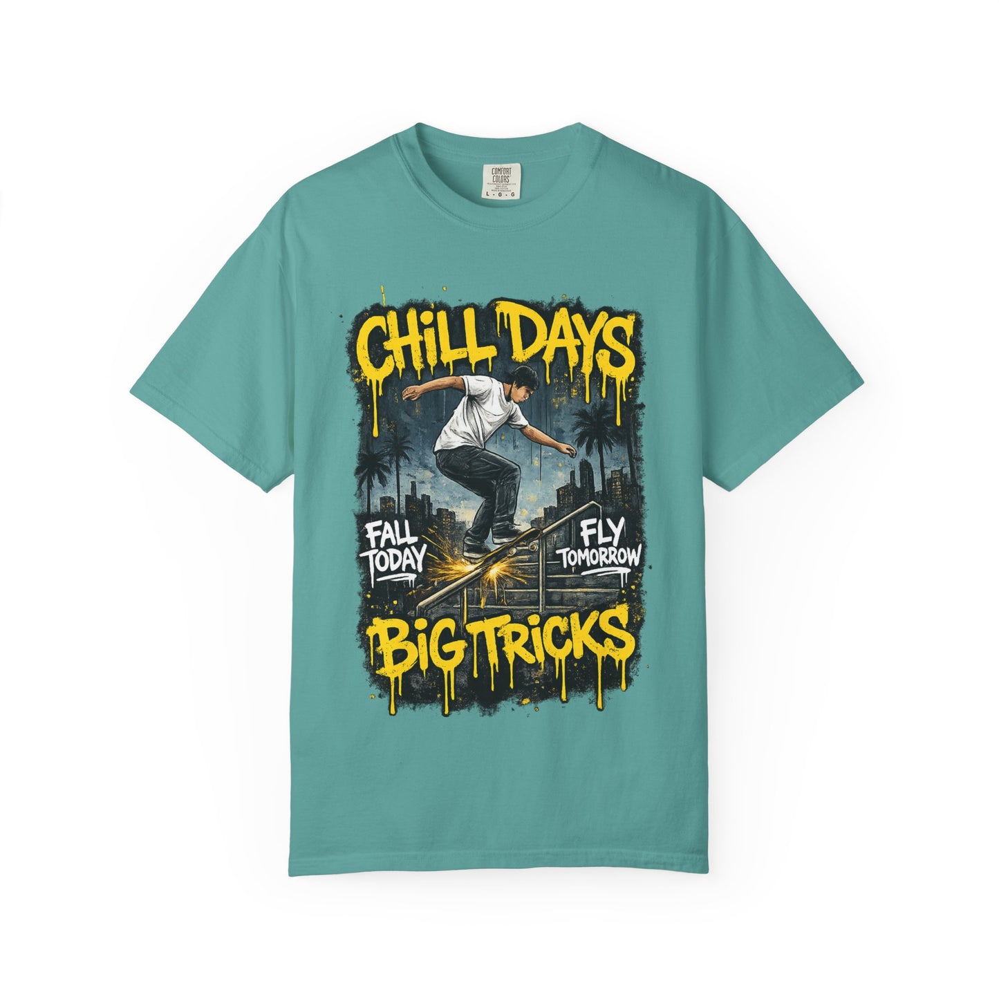 Chill Days Big Tricks Skateboard T‑Shirt