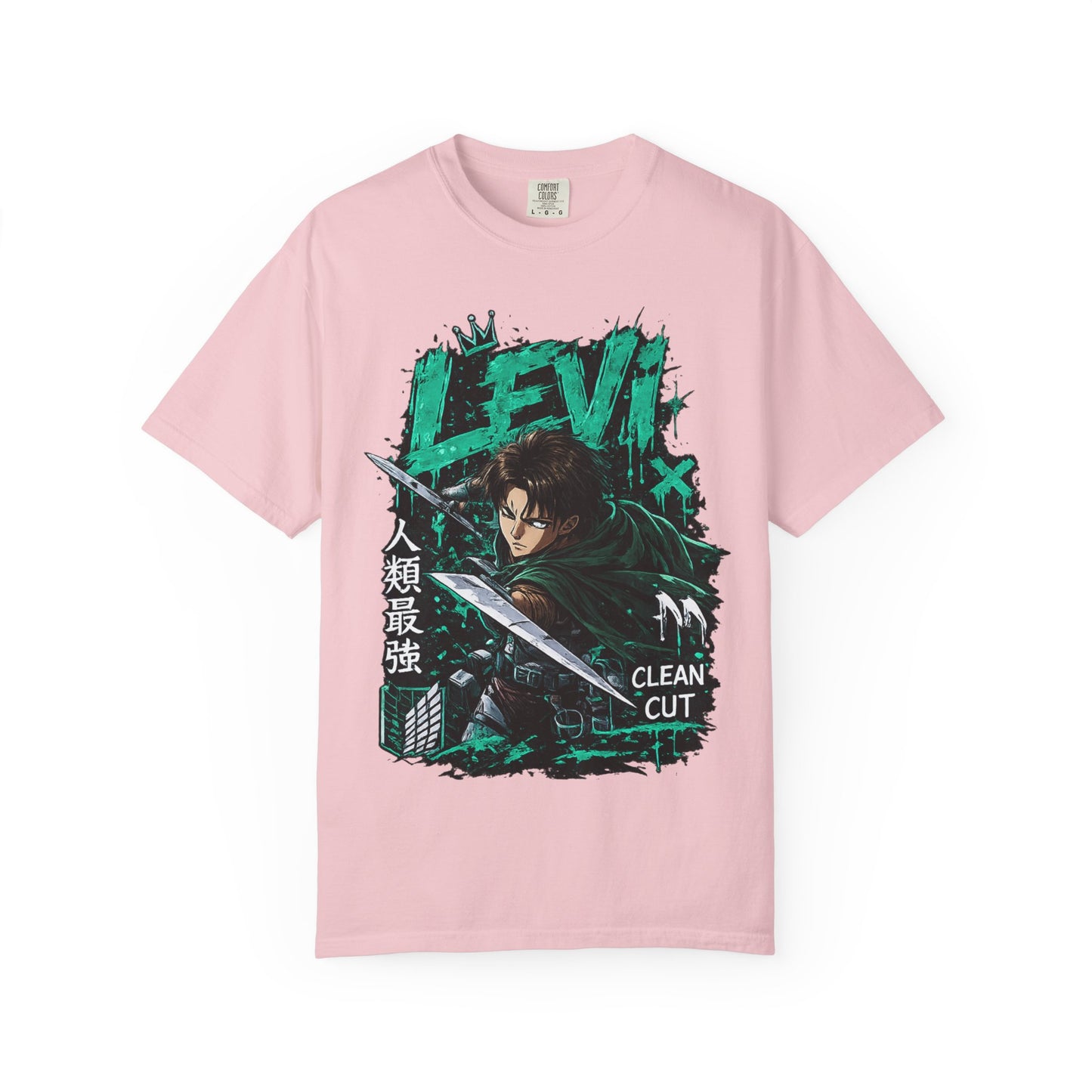 Levi Anime T-Shirt — 'Clean Cut' Attack Gear Tee