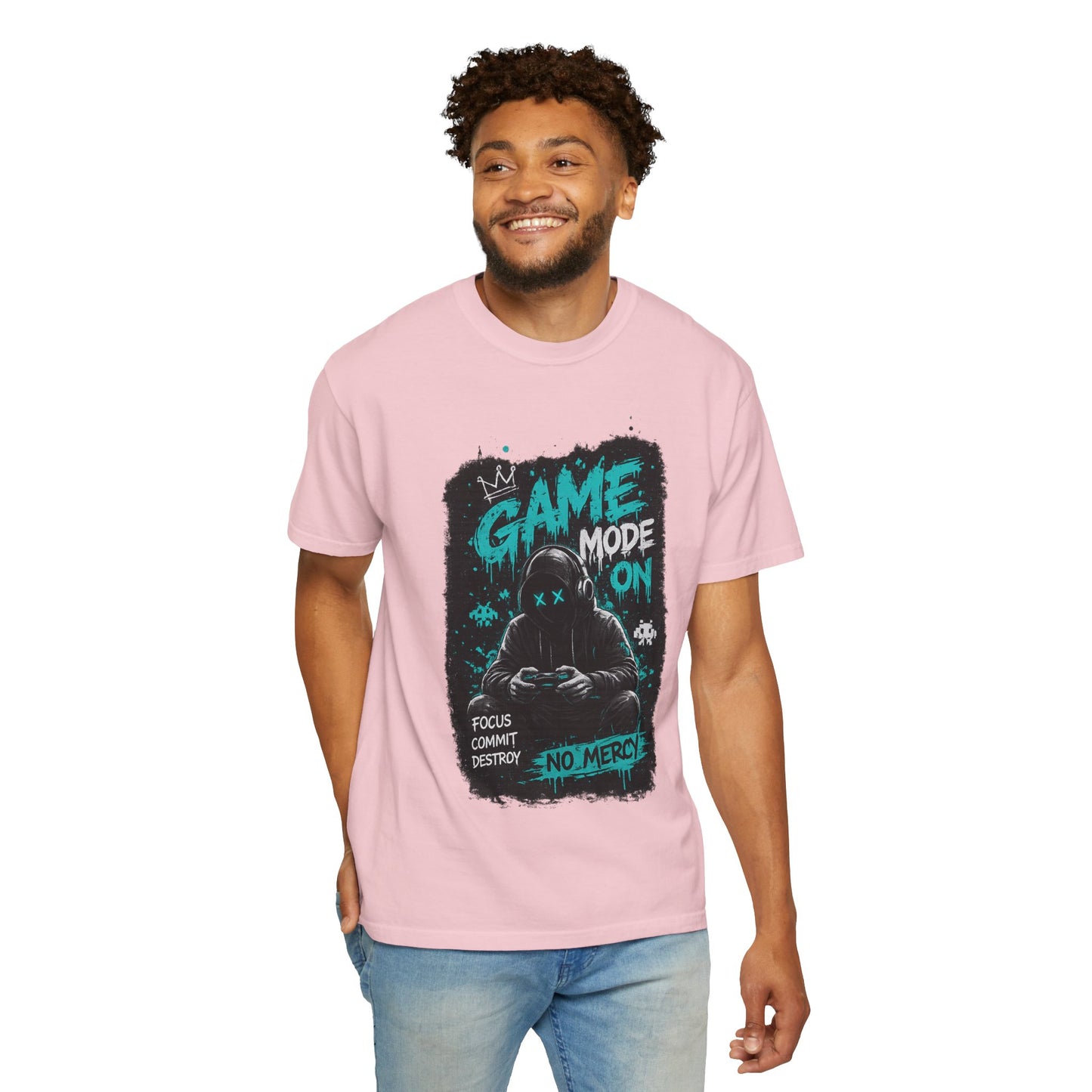Gaming T-Shirt — "Game Mode On: No Mercy" Gamer Tee