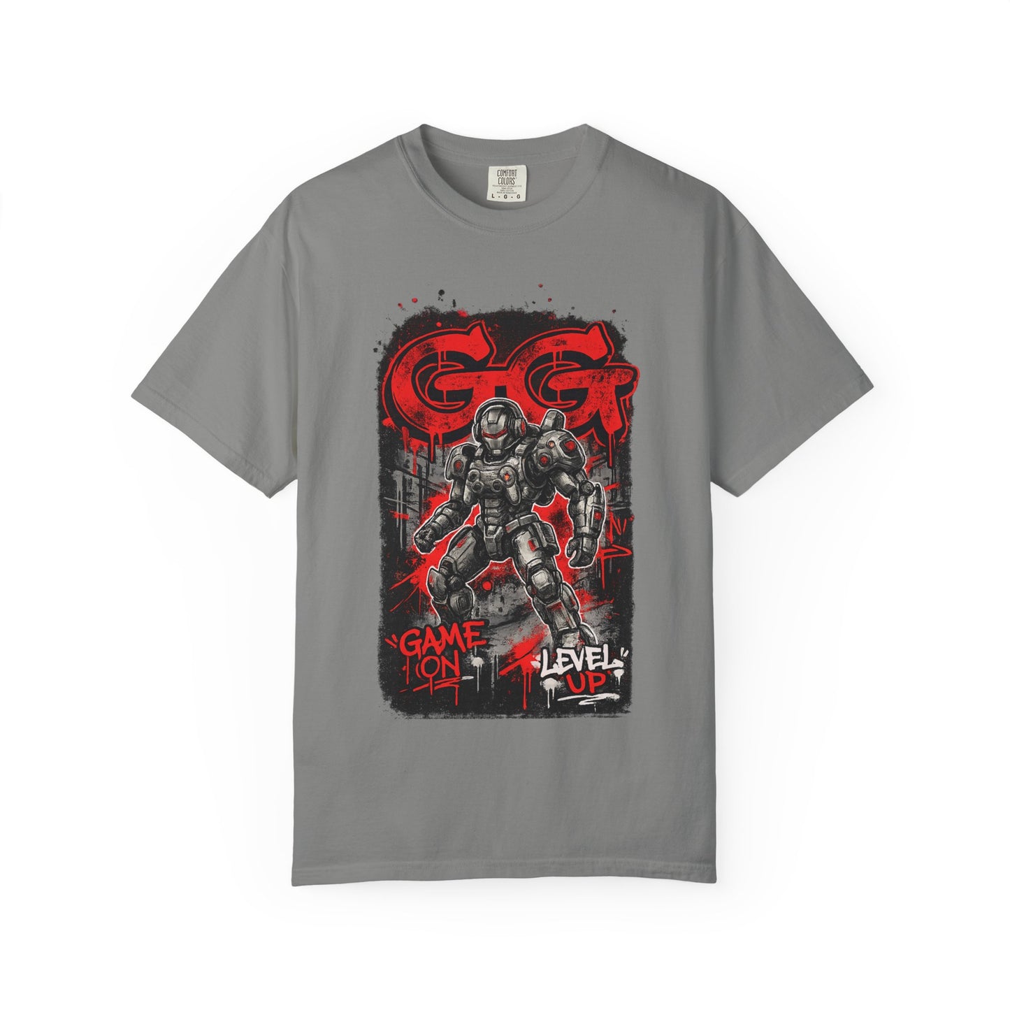 GG Game On Level Up Tee — Gamer Graphic T-Shirt