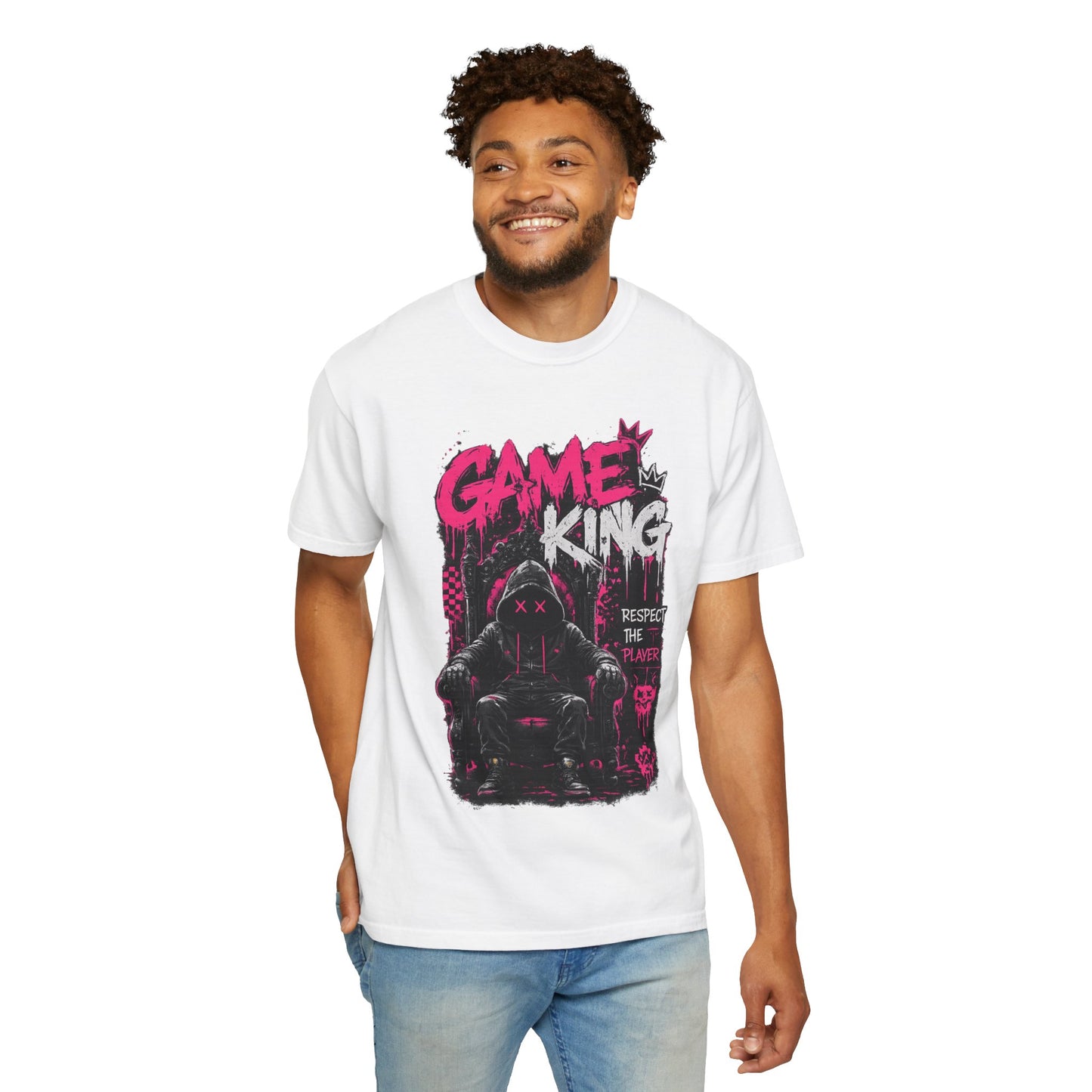 Game King Graphic T-Shirt — 'Respect The Player' Gamer Streetwear