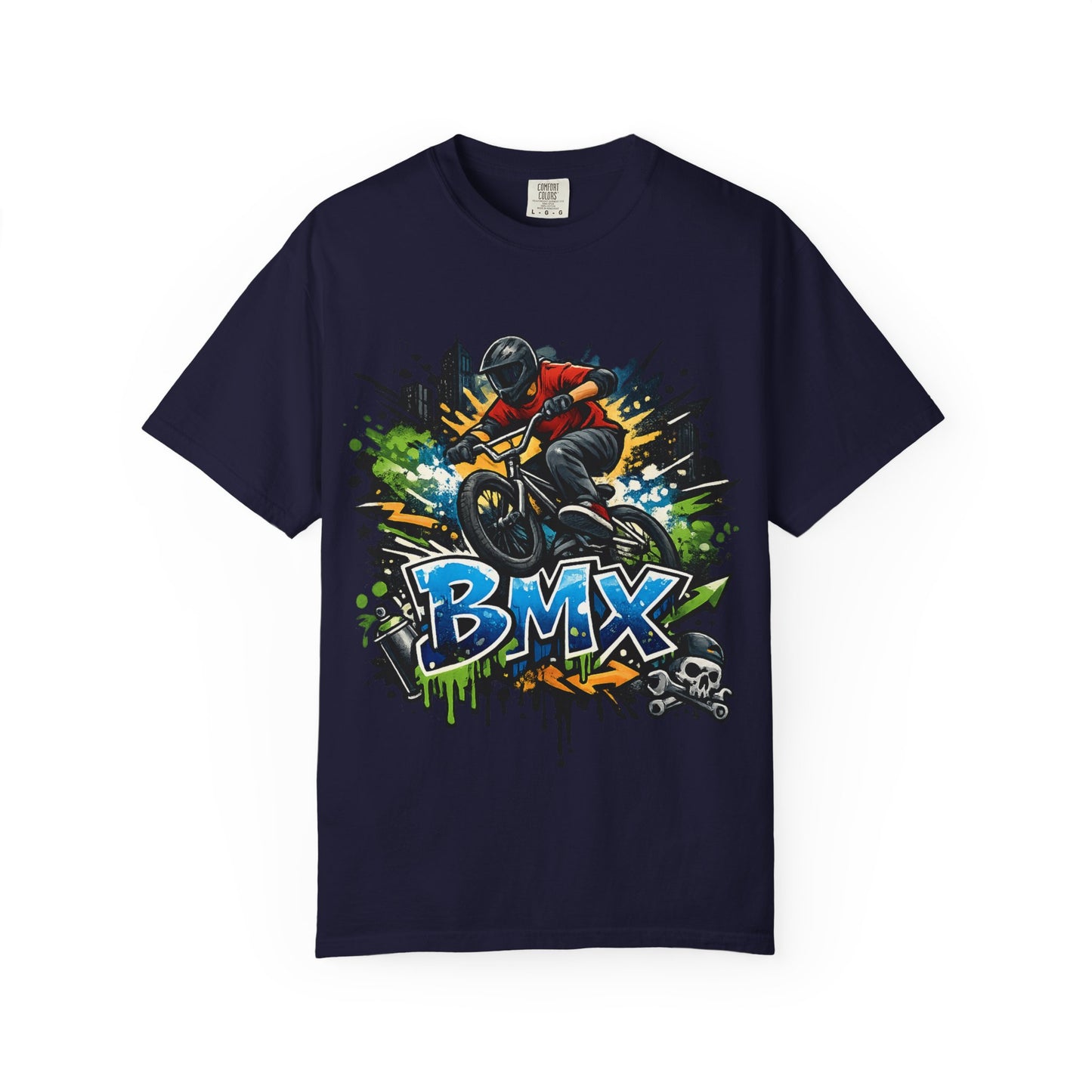 BMX Graffiti Rider T-Shirt — Extreme BMX Bike Tee