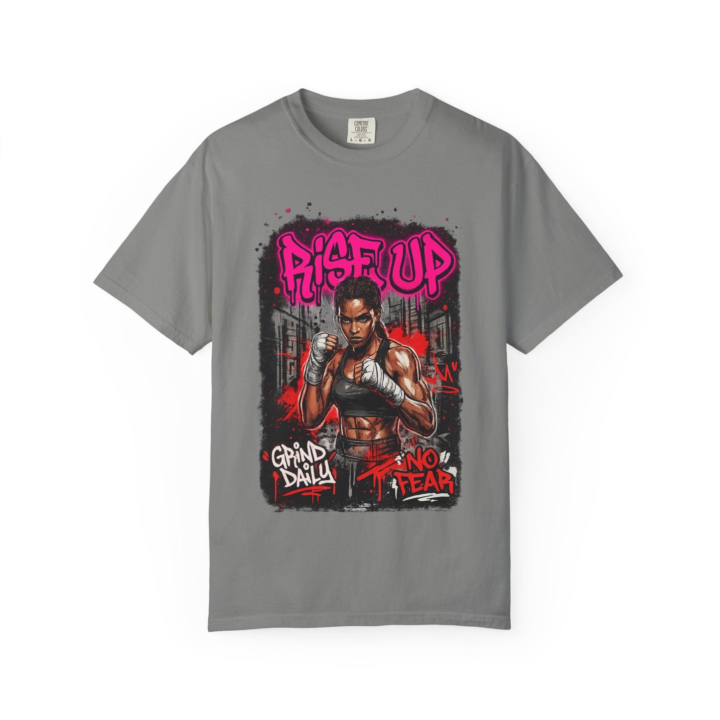 Rise Up UFC Graphic T-Shirt — 'Rise Up / No Fear' Motivational Streetwear