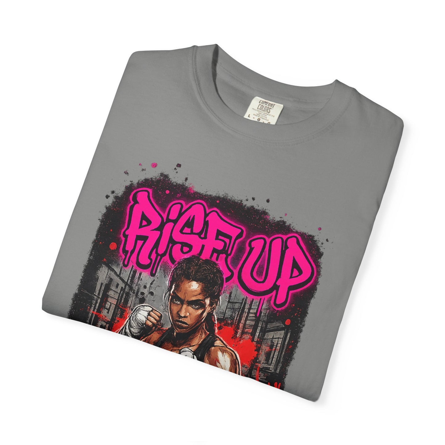 Rise Up UFC Graphic T-Shirt — 'Rise Up / No Fear' Motivational Streetwear