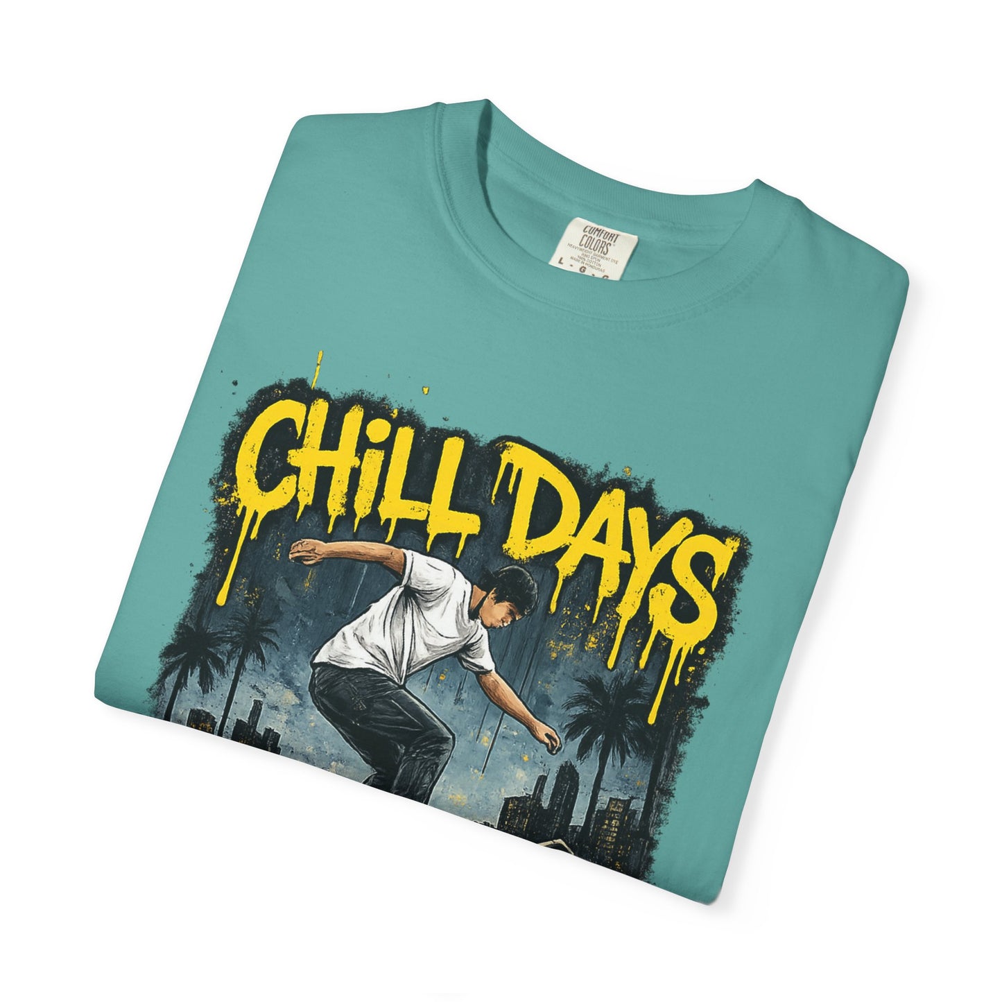 Chill Days Big Tricks Skateboard T‑Shirt