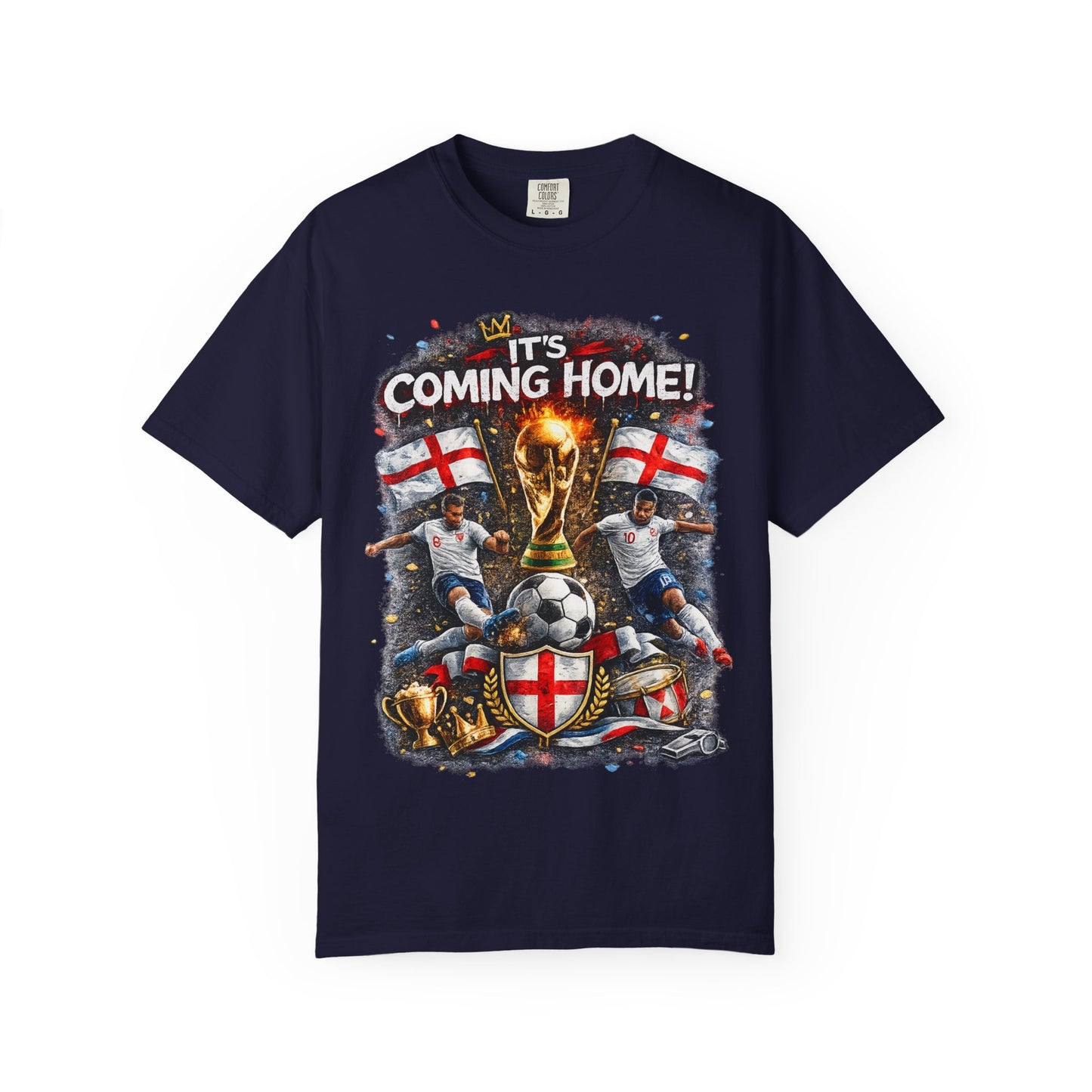It's Coming Home football World Cup shirt | England flag soccer tee