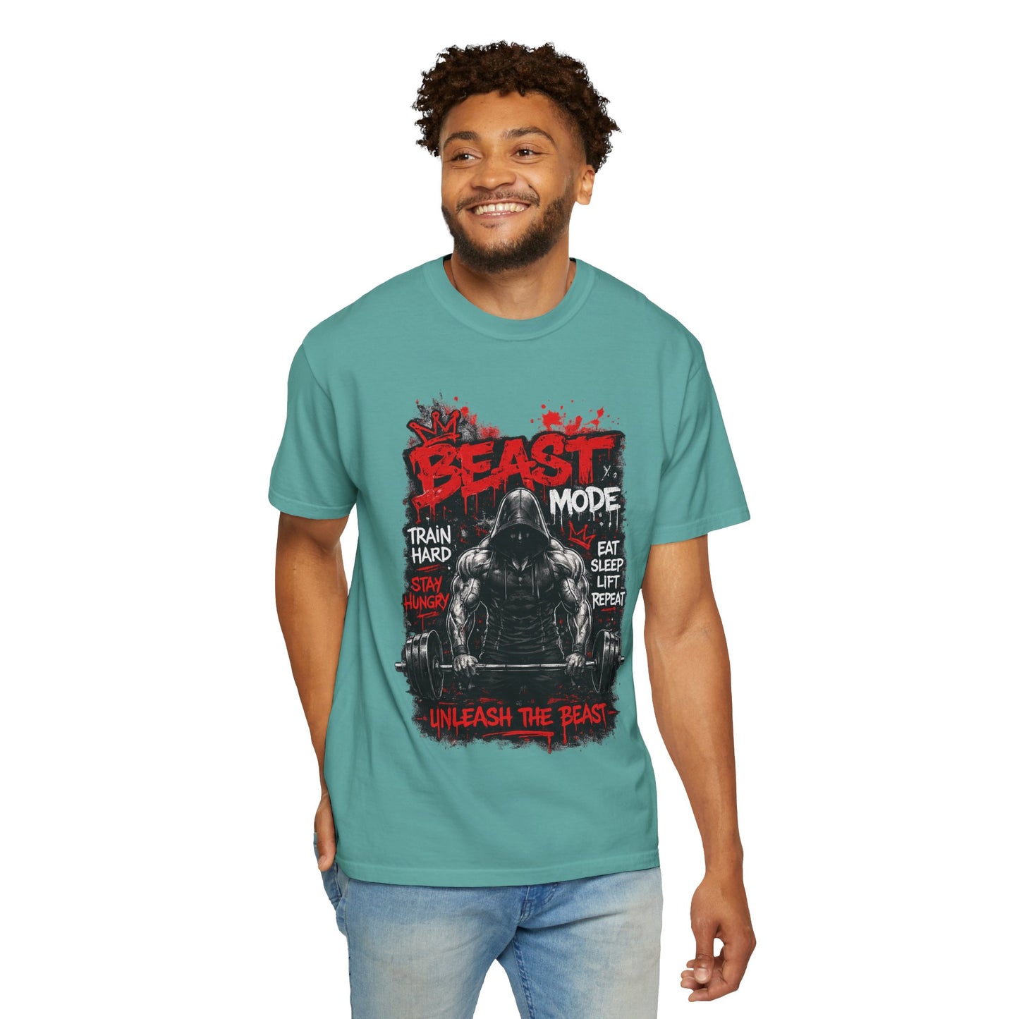 Beast Mode Weightlifting T‑Shirt — "Unleash the Beast" Gym Tee