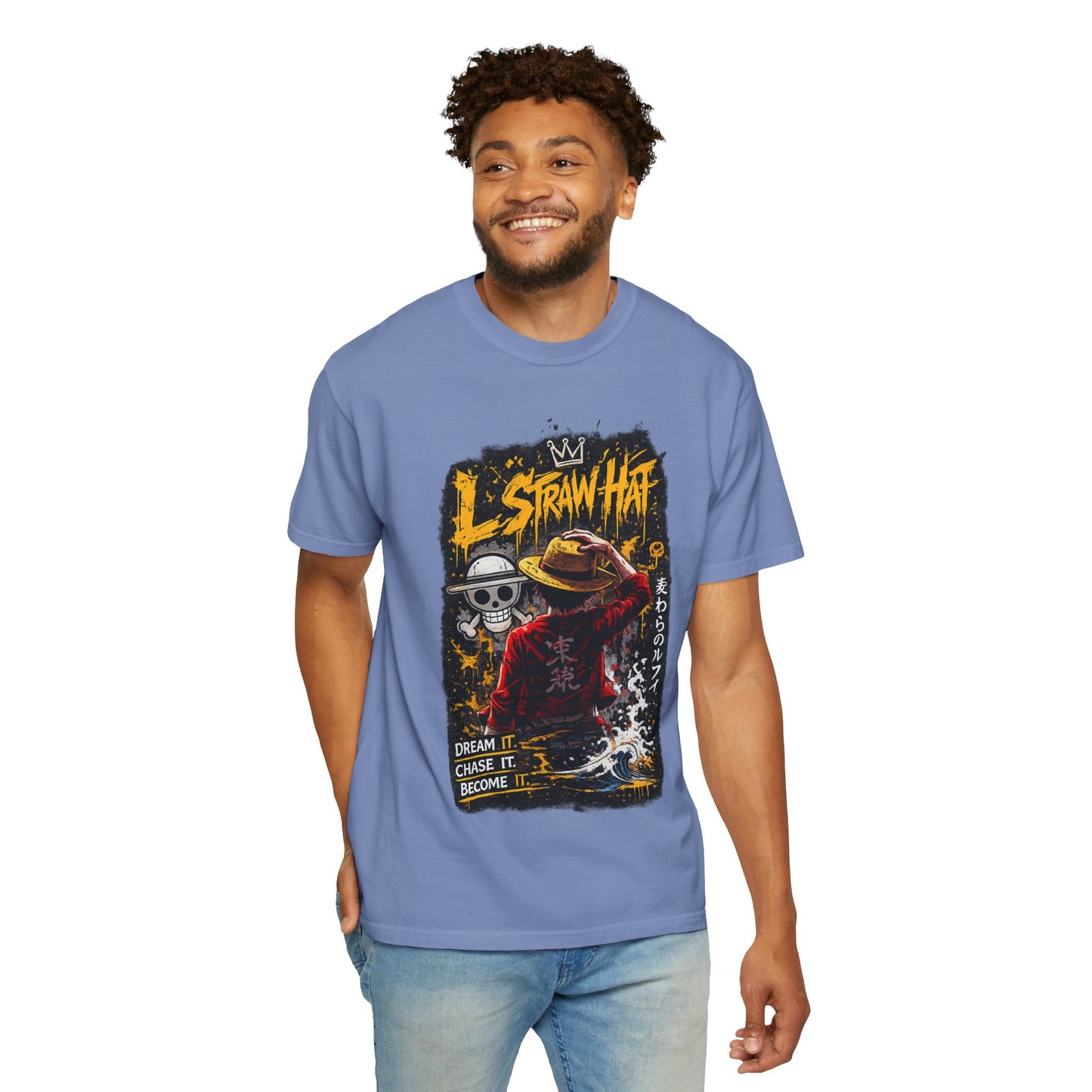 Straw Hat Crew Anime Graphic T-Shirt — "Dream It. Chase It. Become It."