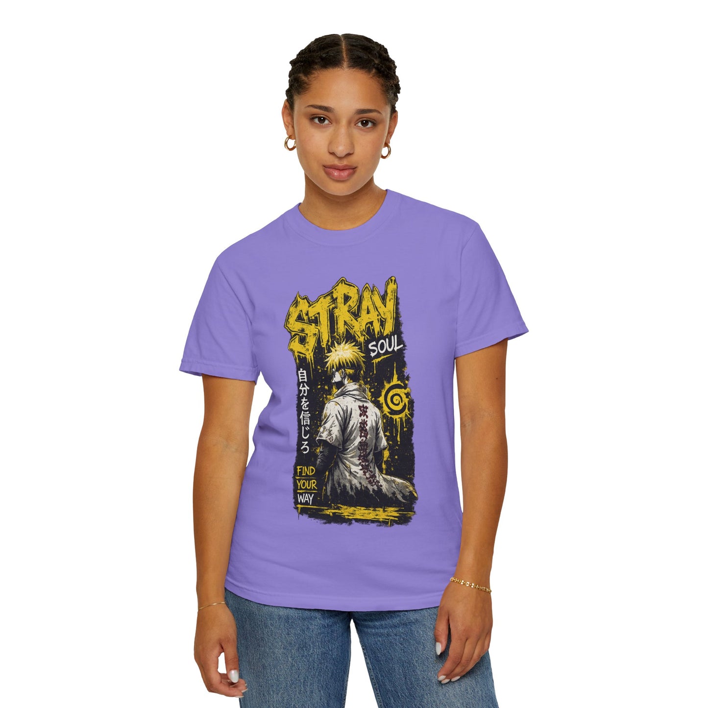 Stray Soul Graphic T-Shirt — Find Your Way Anime Streetwear