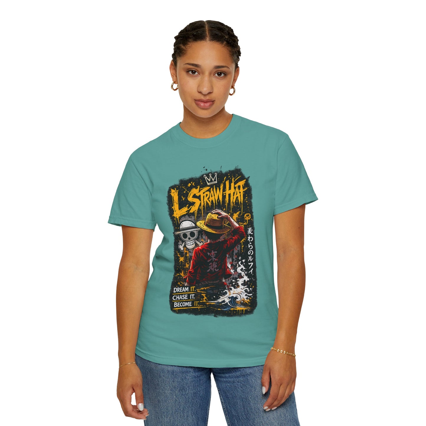 Straw Hat Crew Anime Graphic T-Shirt — "Dream It. Chase It. Become It."