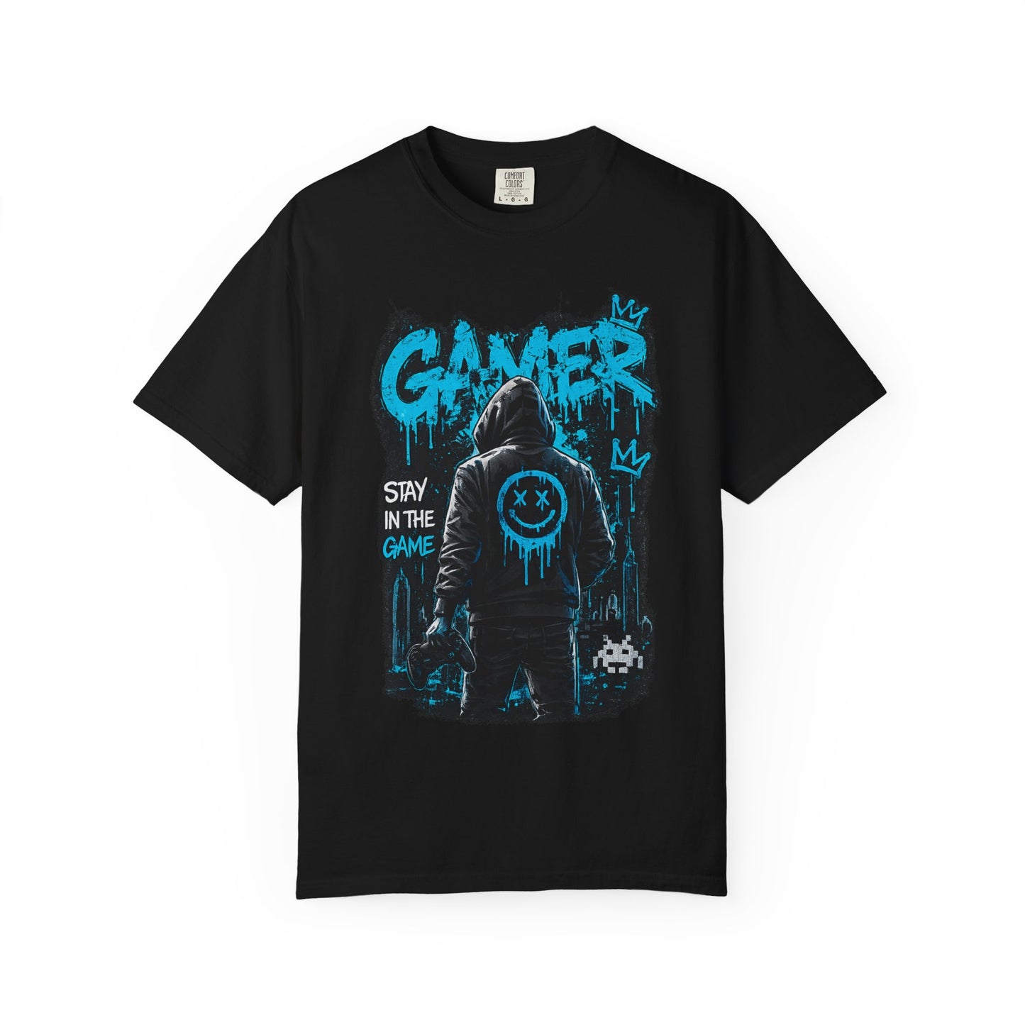 Gamer Streetwear T-Shirt – 'Stay in the Game' Graphic Tee
