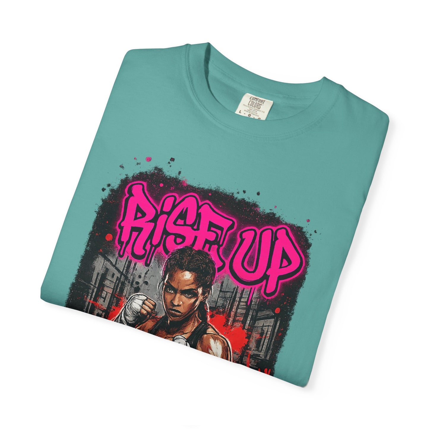 Rise Up UFC Graphic T-Shirt — 'Rise Up / No Fear' Motivational Streetwear
