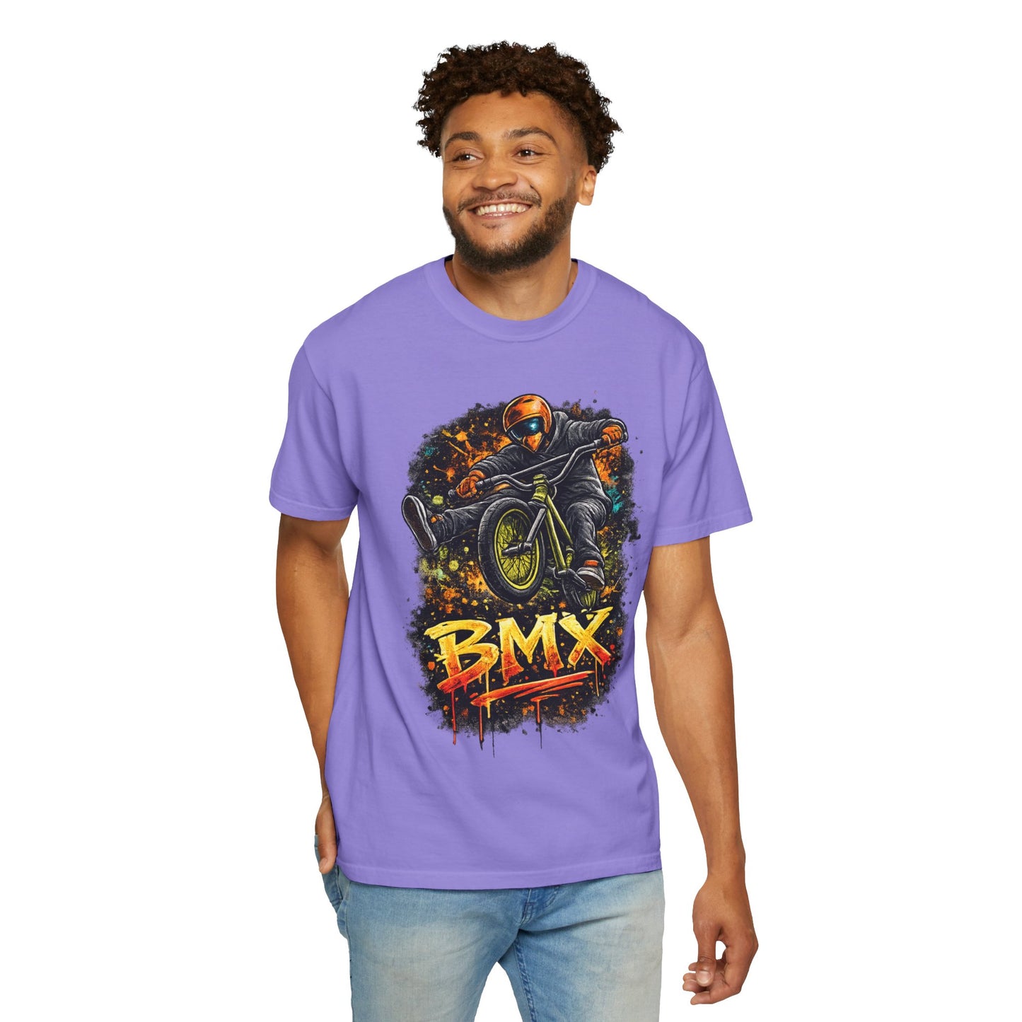 BMX Freestyle T-Shirt — Graphic BMX Rider Tee