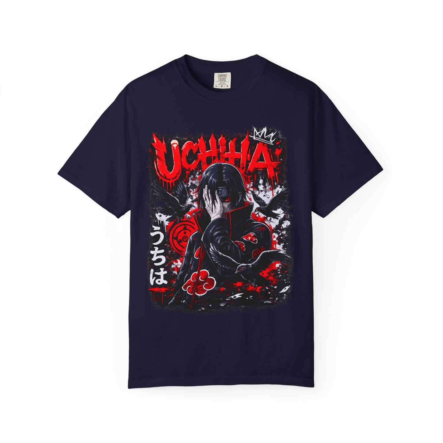 Uchiha Anime Graphic T-Shirt — Dark Manga Ninja Art Tee